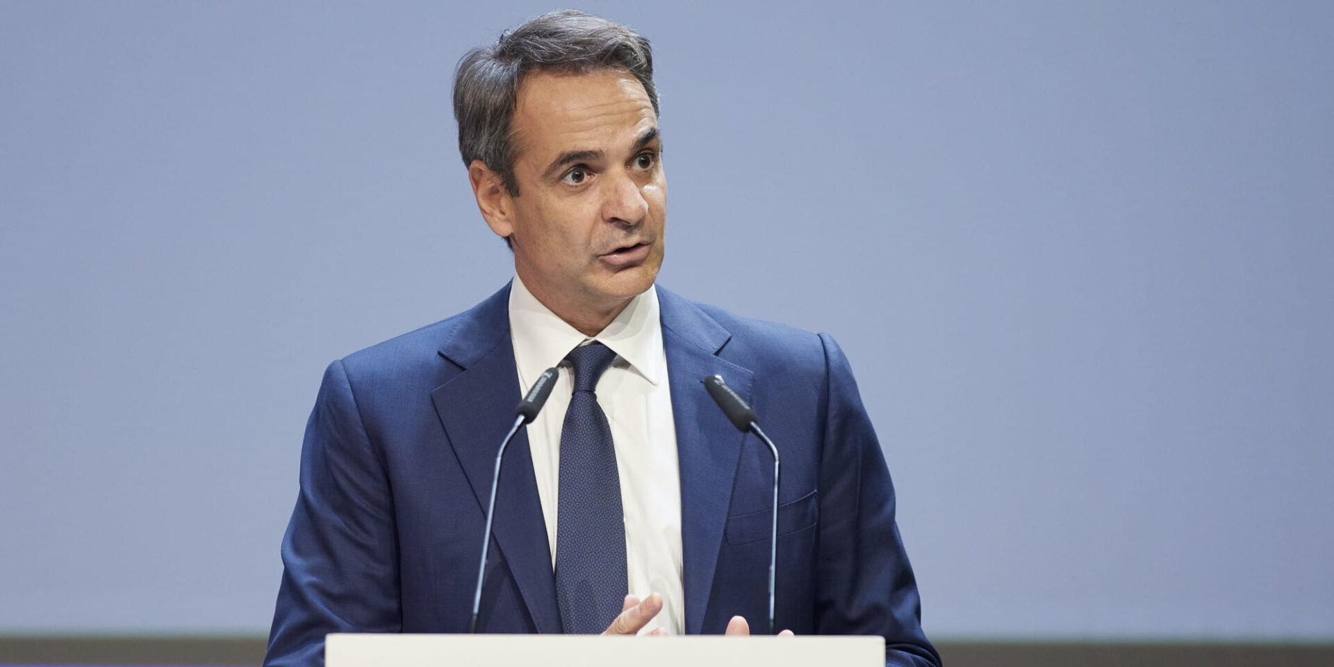 O πρωθυπουργός Κυριάκος Μητσοτάκης