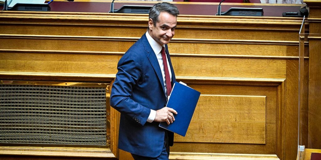 Ο Κυριάκος Μητσοτάκης στην δευτερολογία του