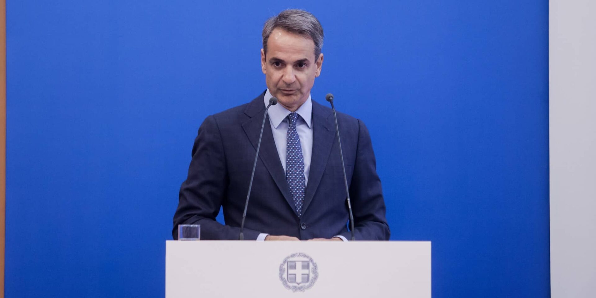 O πρωθυπουργός Κυριάκος Μητσοτάκης