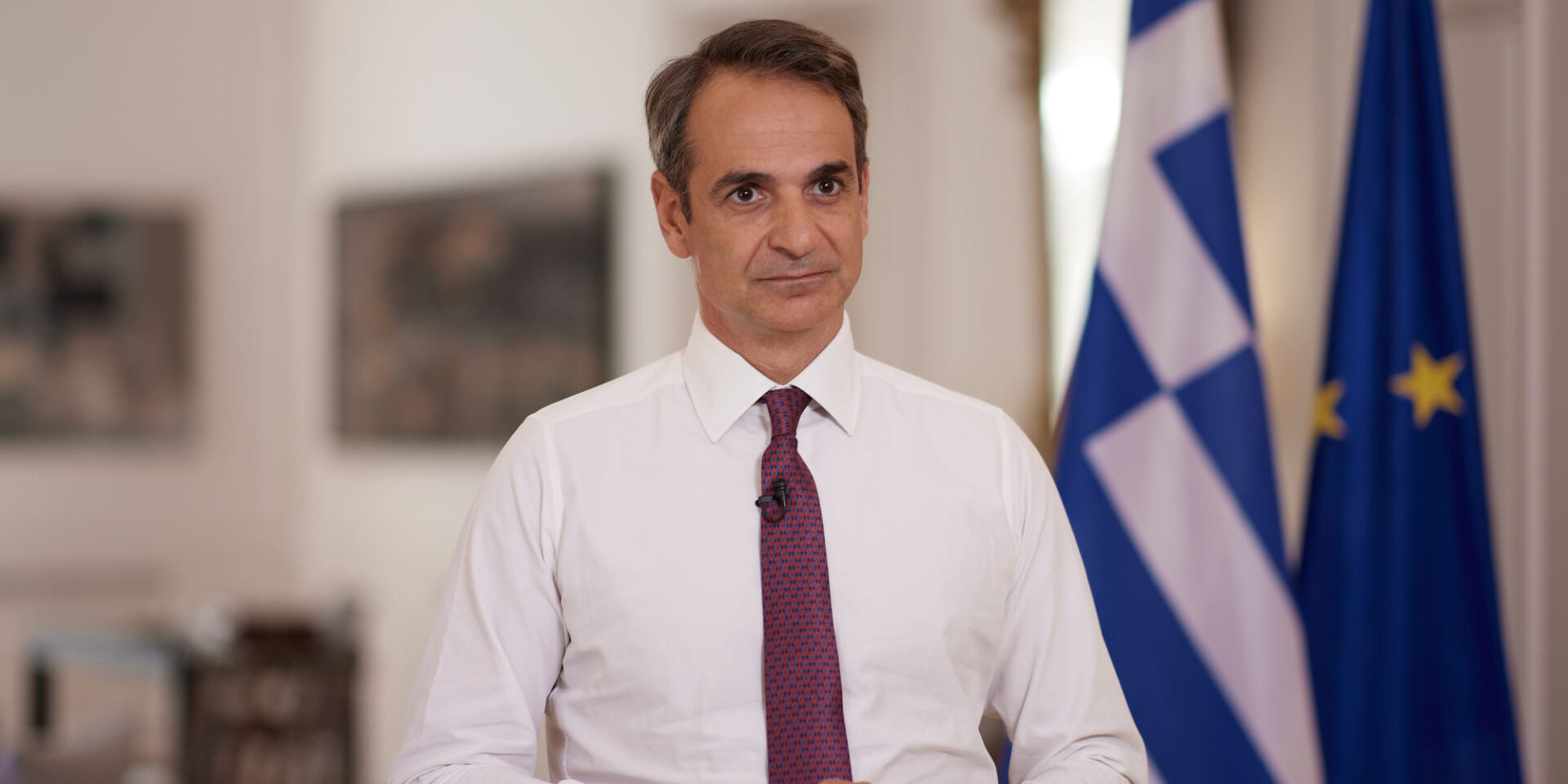 Ο Κυριάκος Μητσοτάκης κάνει διάγγελμα