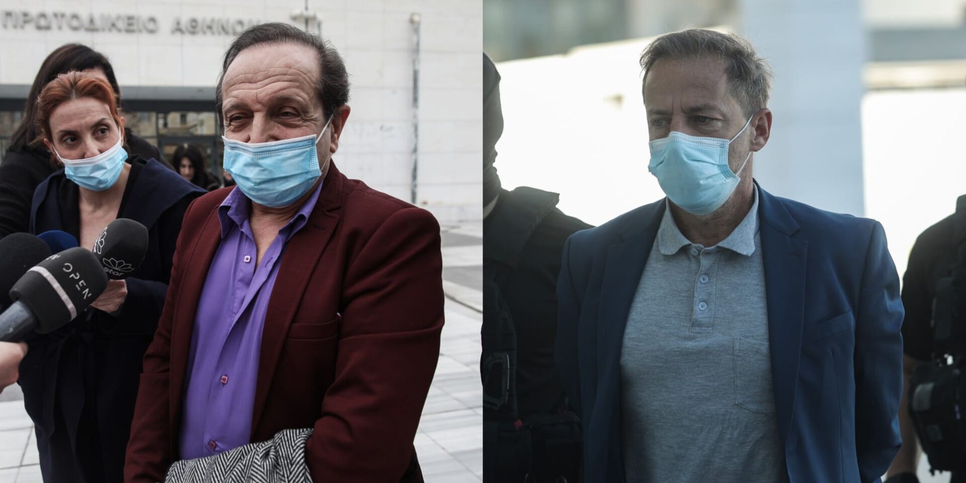 Ο πρόεδρος του ΣΕΗ, Σπύρος Μπιμπίλας και ο Δημήτρης Λιγνάδης