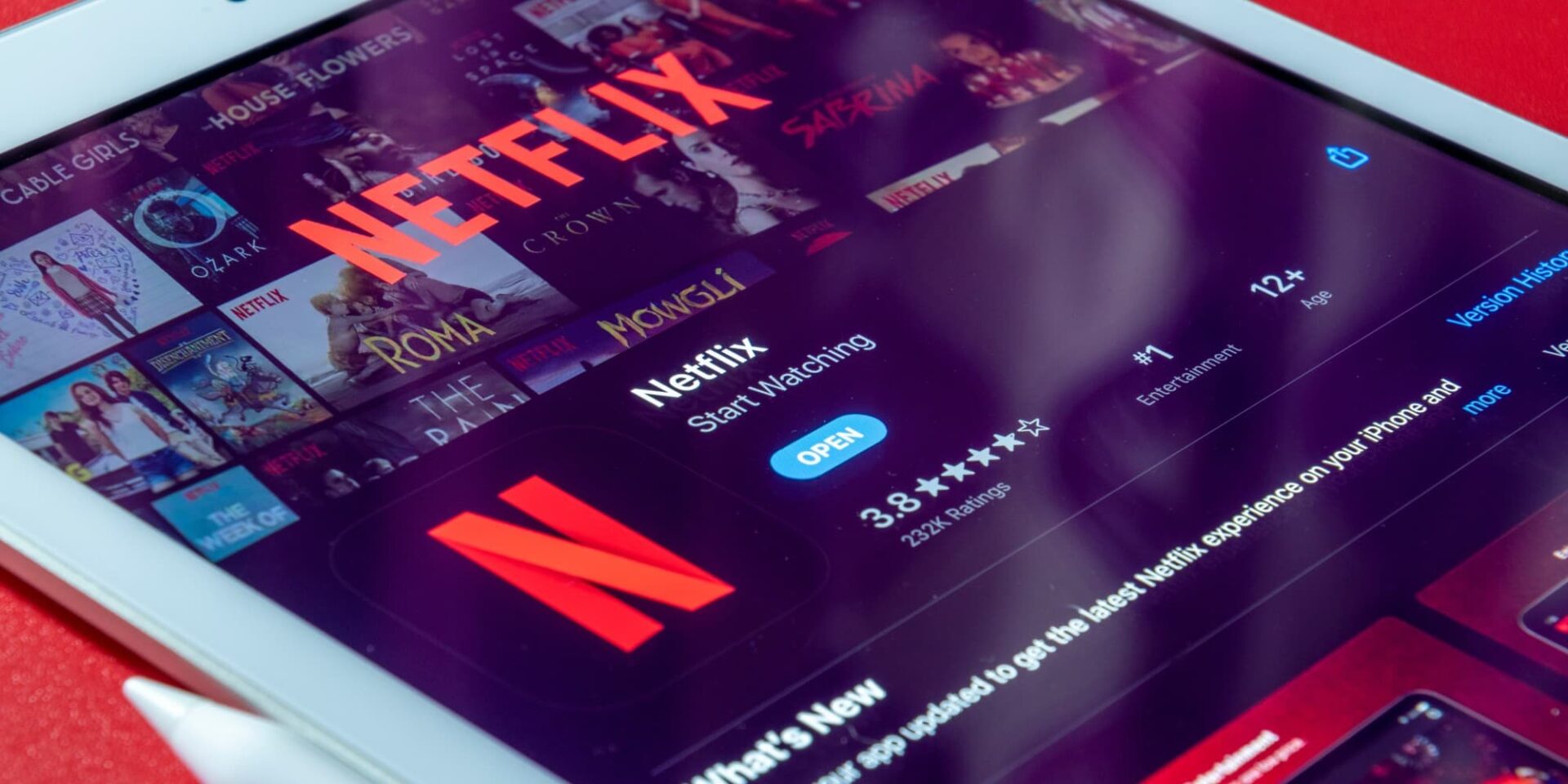To Netflix σε τάμπλετ