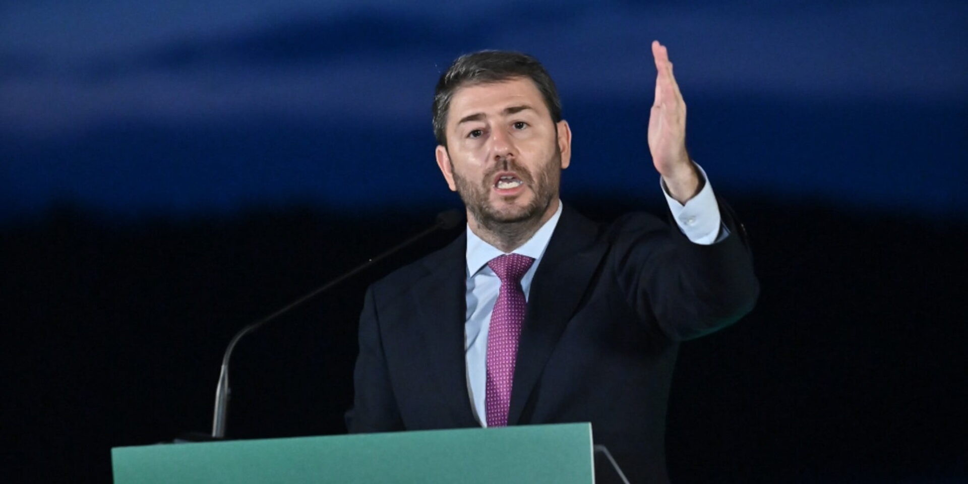 Ο πρόεδρος του ΠΑΣΟΚ Νίκος Ανδρουλάκης