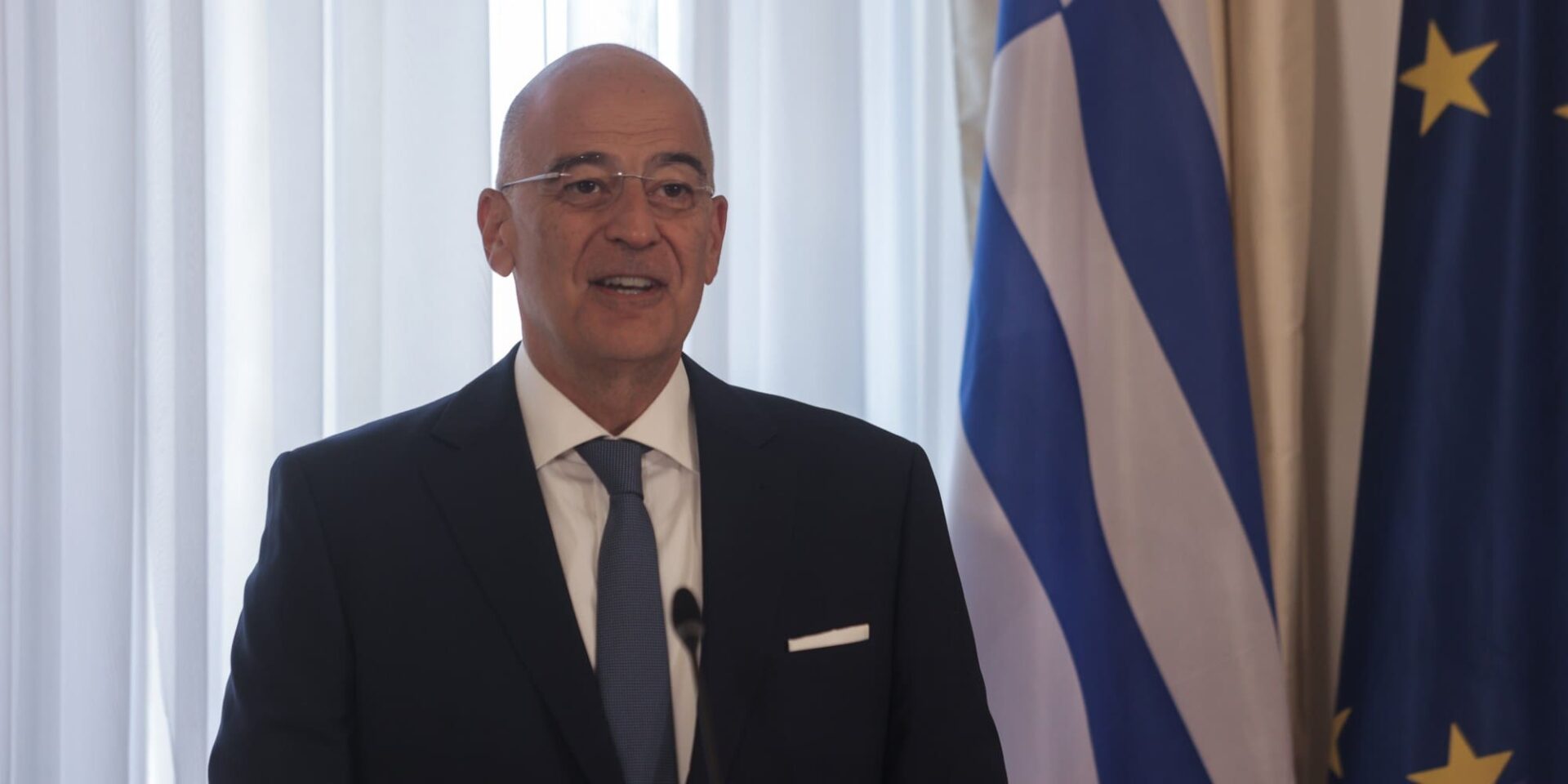 Ο υπουργός Εξωτερικών, Νίκος Δένδιας