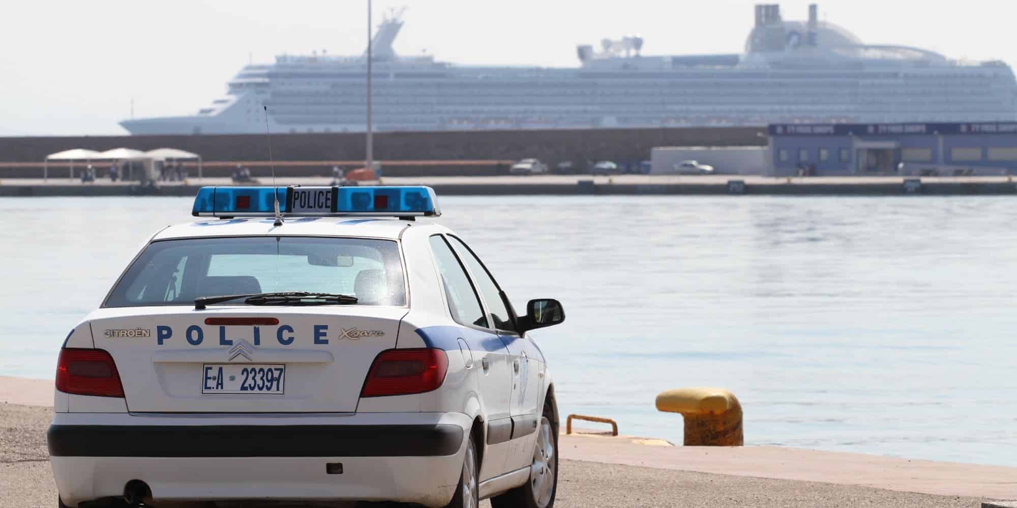 Περιπολικό της Αστυνομίας σε λιμάνι