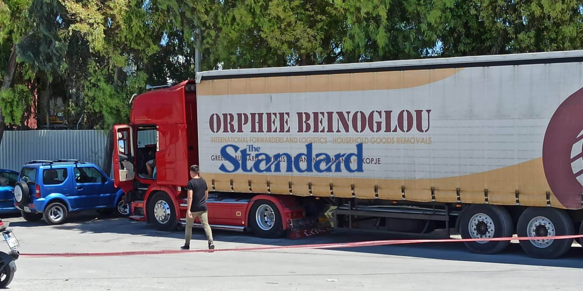 Το φορτηγό στου Ρέντη όπου βρέθηκε νεκρός ο επιχειρηματίας