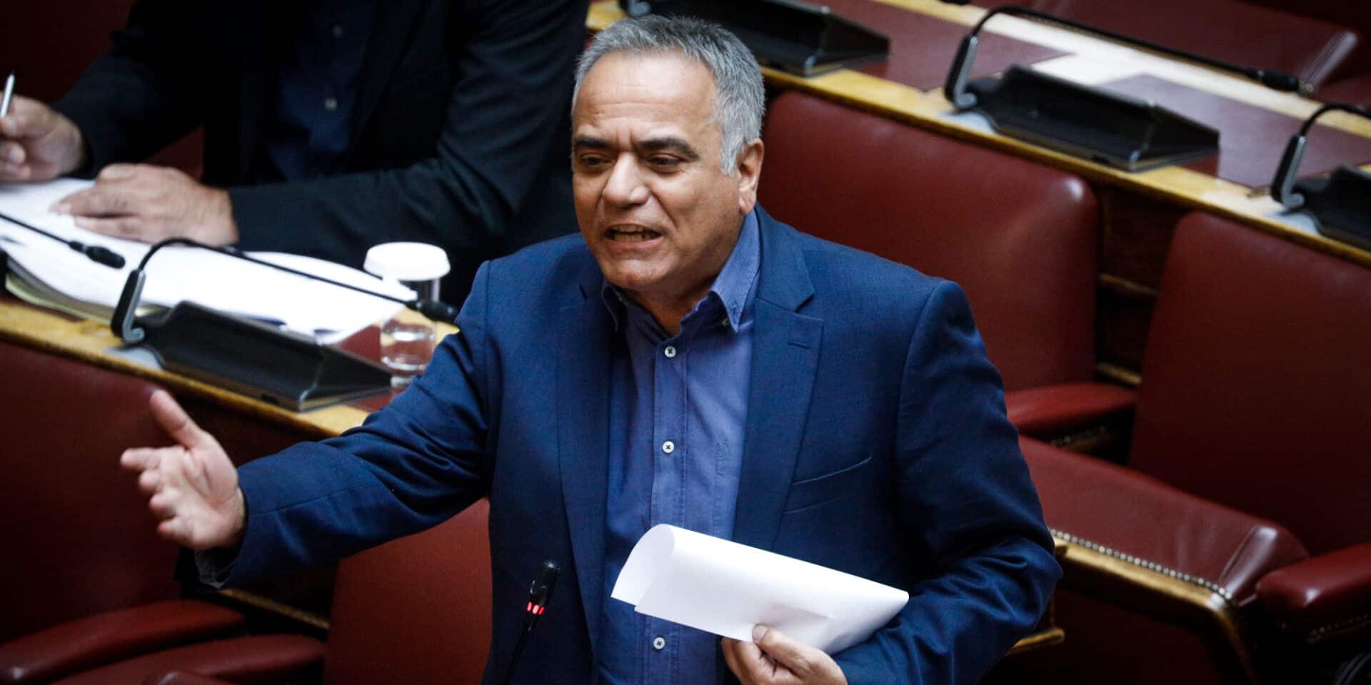Ο Πάνος Σκουρλέτης στη Βουλή