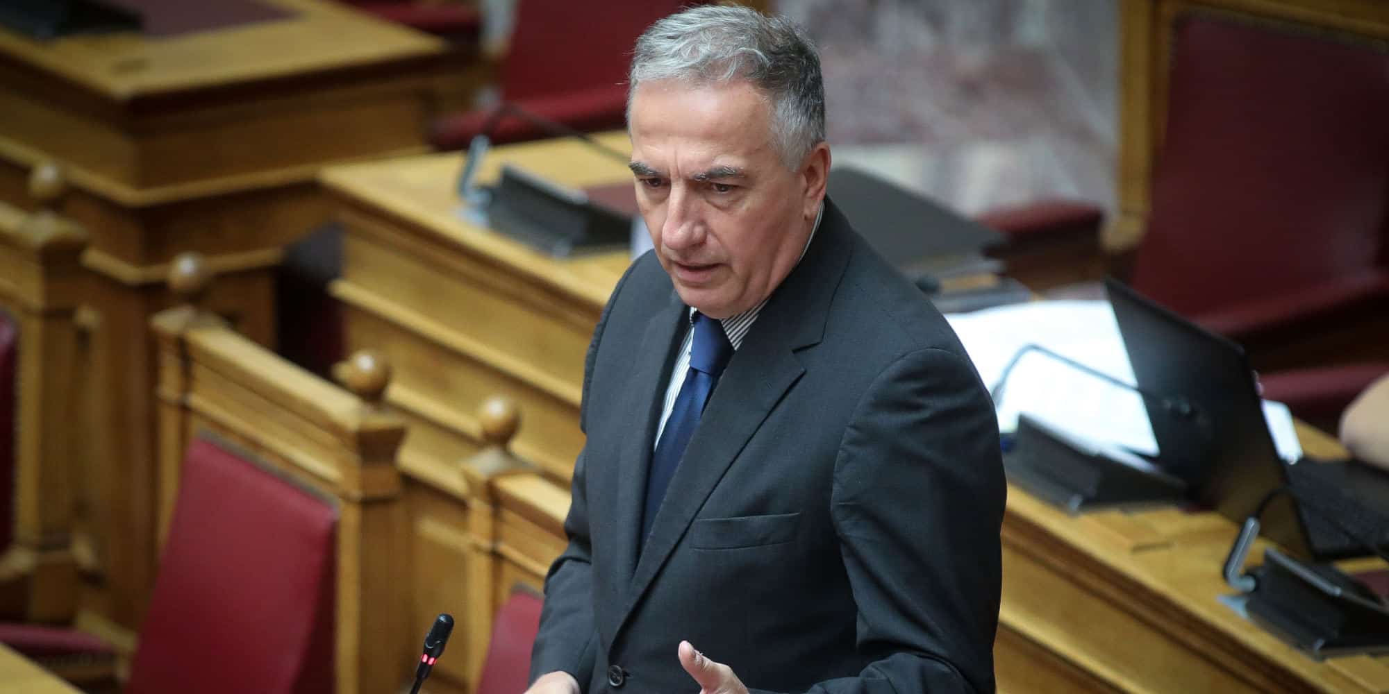 Ο Υφυπουργός Εσωτερικών, αρμόδιος για θέματα Μακεδονίας - Θράκης Σταύρος Καλαφάτης