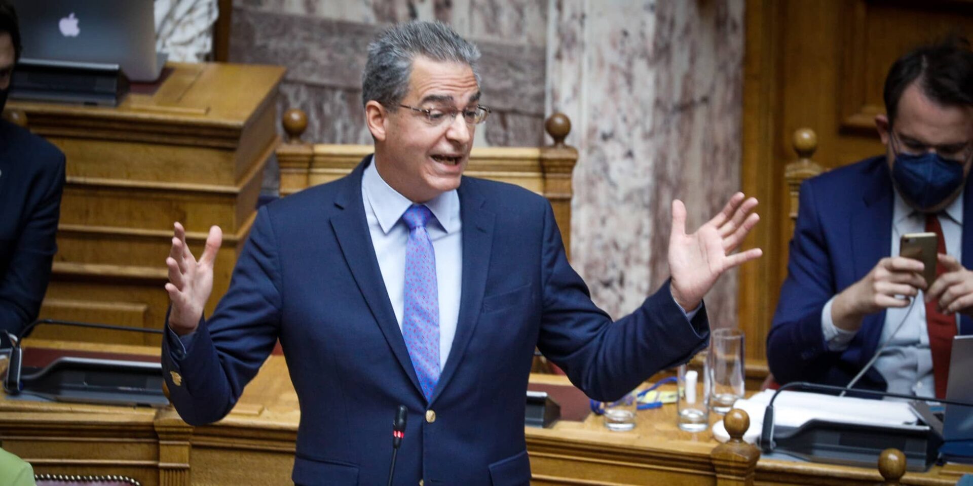 Ο υφυπουργός Παιδείας και Θρησκευμάτων, Άγγελος Συρίγος