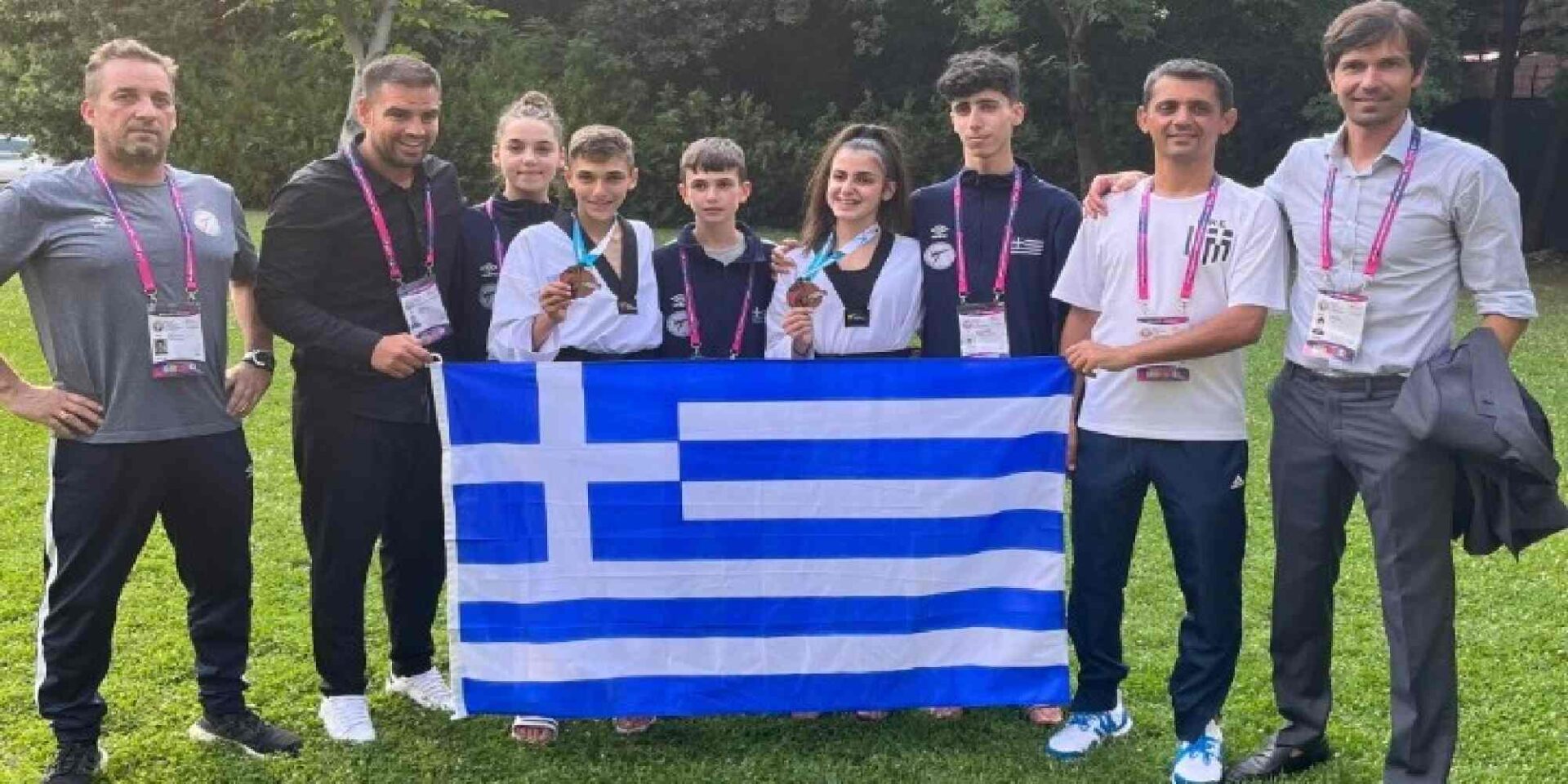 Δύο μετάλλια πανηγύρισε το ελληνικό  Ταεκβοντό