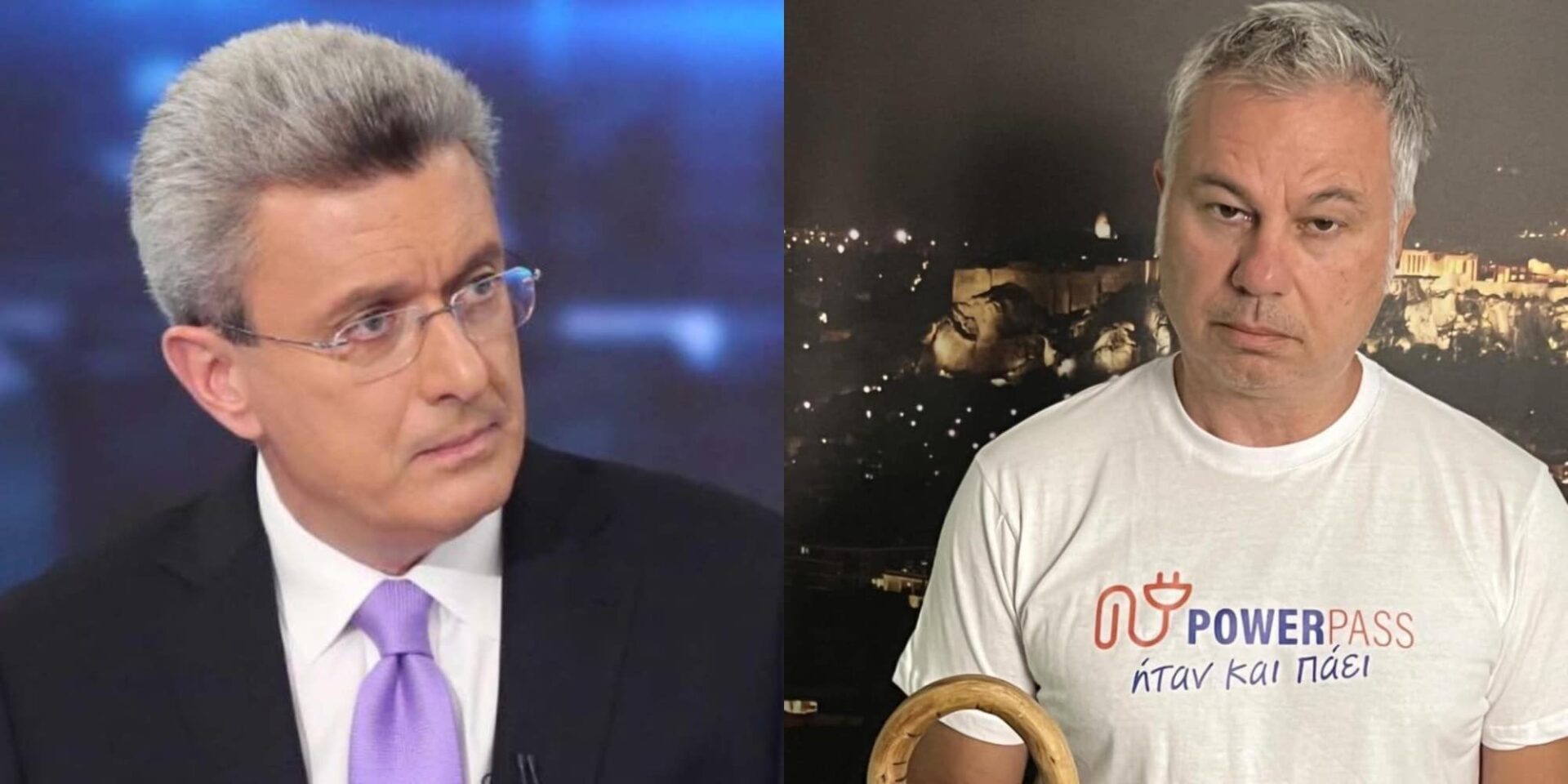Ο Νίκος Χατζηνικολάου και ο Χριστόφορος Ζαραλίκος