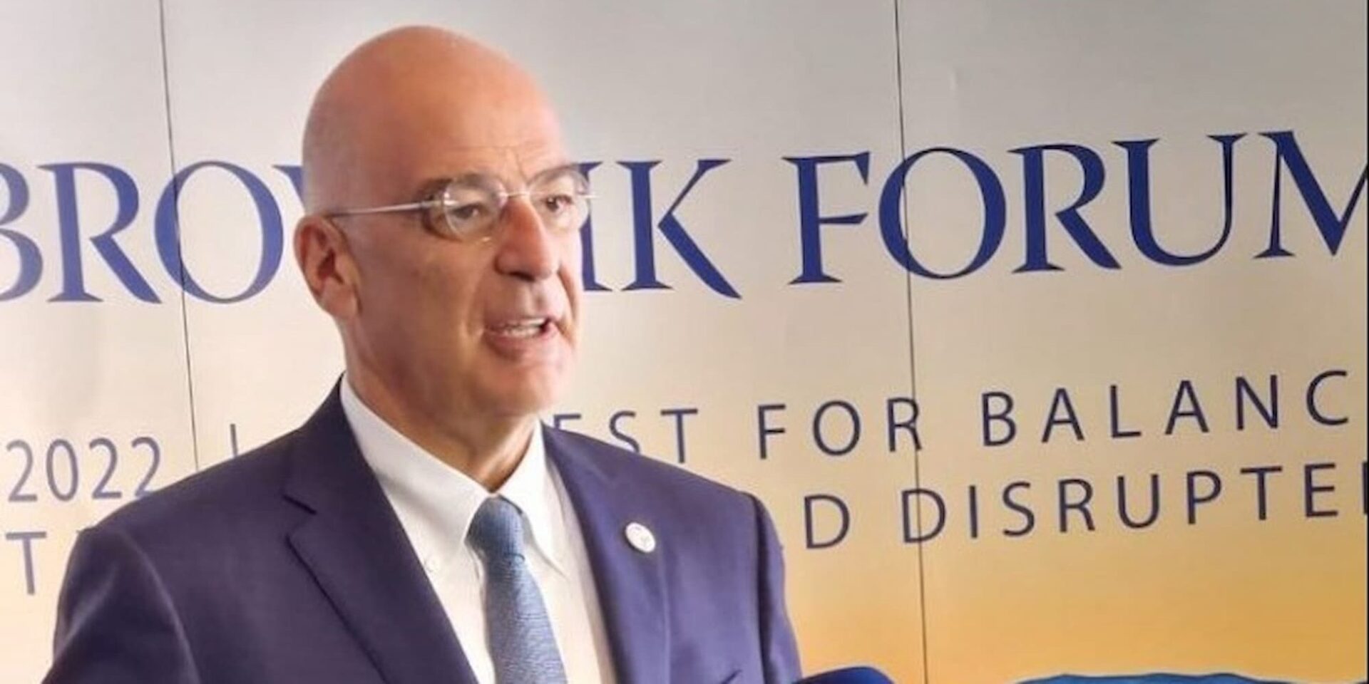 Ο Νίκος Δένδιας στο Dubrovnik Forum στην Κροατία