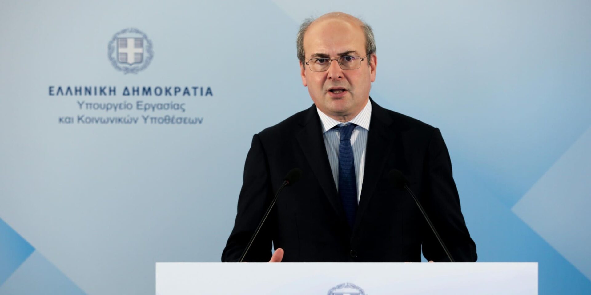 Ο υπουργός Εργασίας, Κωστής Χατζηδάκης - ΕΣΠΑ