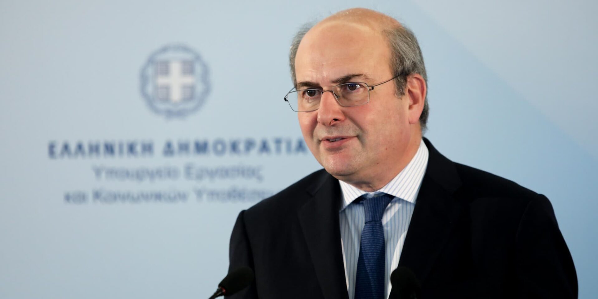 Ο υπουργός Εργασίας, Κωστής Χατζηδάκης - ΕΣΠΑ