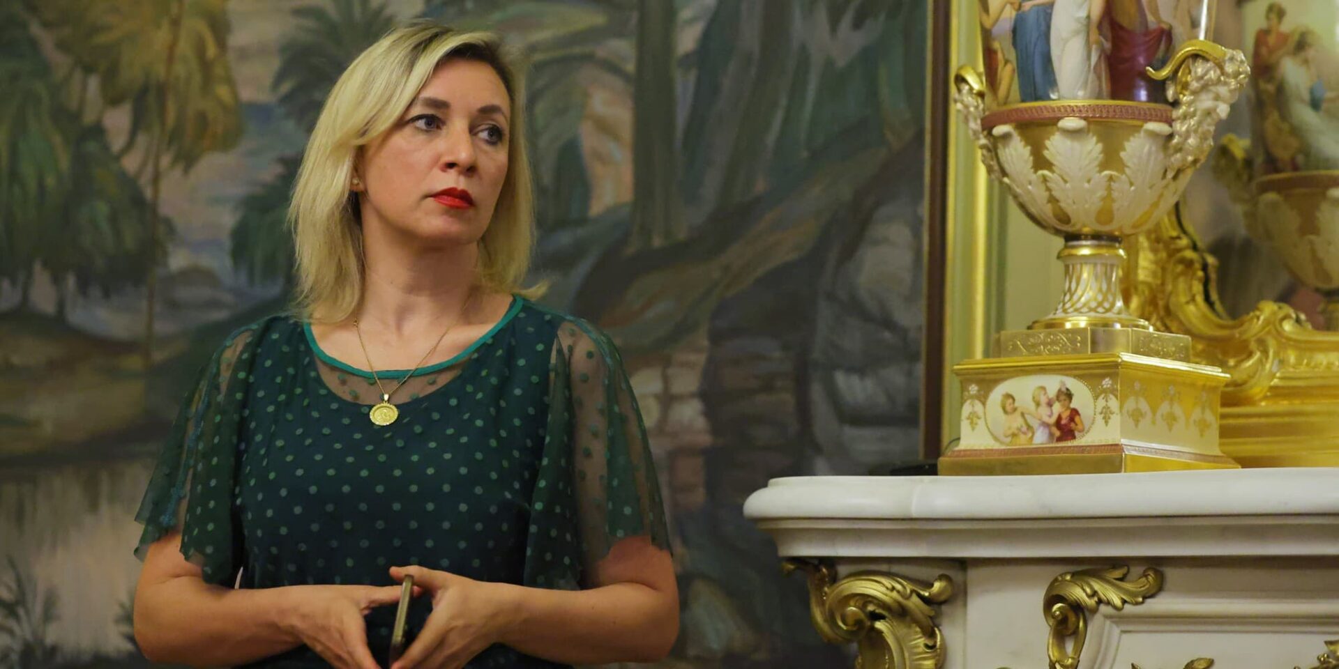 Η εκπρόσωπος του ρωσικού υπουργείου Εξωτερικών Μαρία Ζαχάροβα