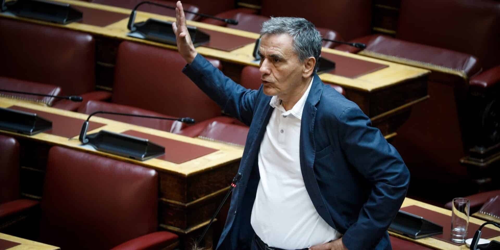Ο κοινοβουλευτικός εκπρόσωπος του ΣΥΡΙΖΑ, Ευκλείδης Τσακαλώτος