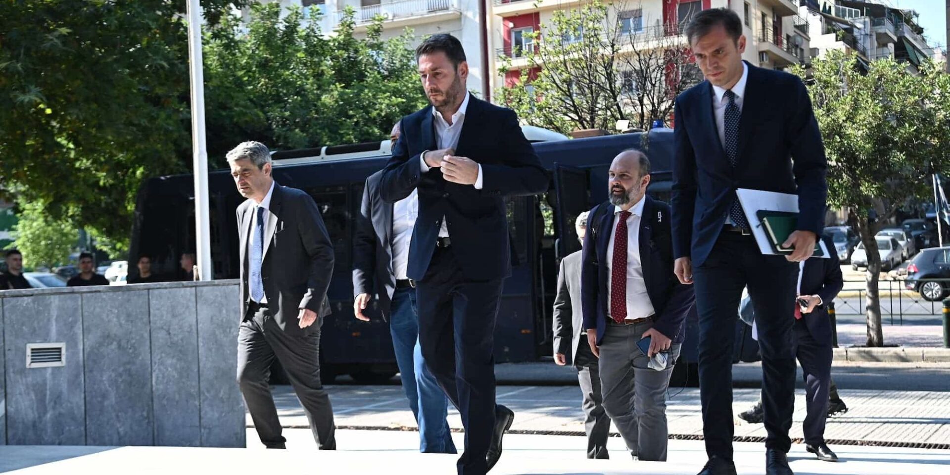 Ο πρόεδρος του ΠΑΣΟΚ, Νίκος Ανδρουλάκης