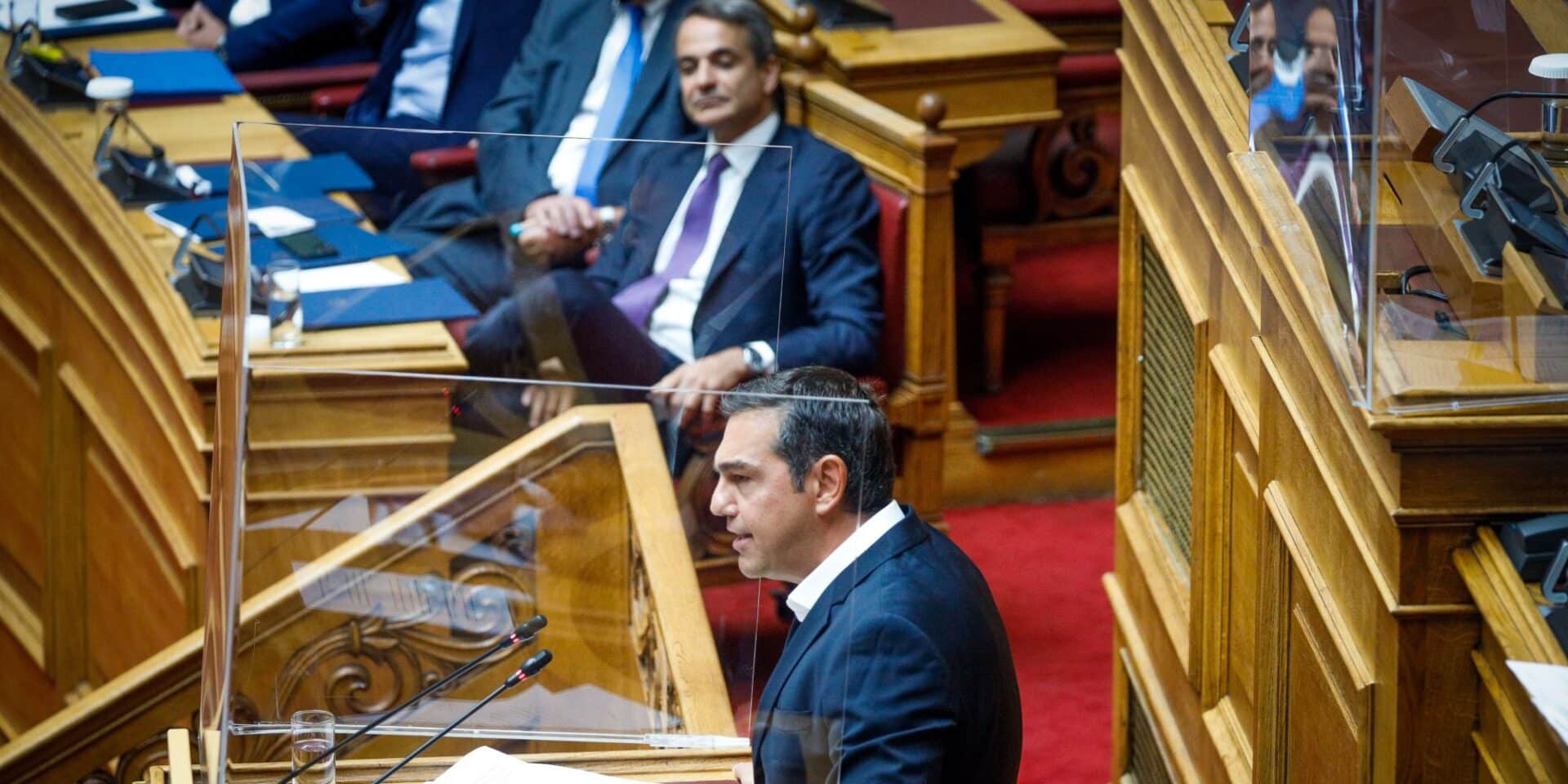 Ο Αλέξης Τσίπρας στην Ολομέλεια της Βουλής