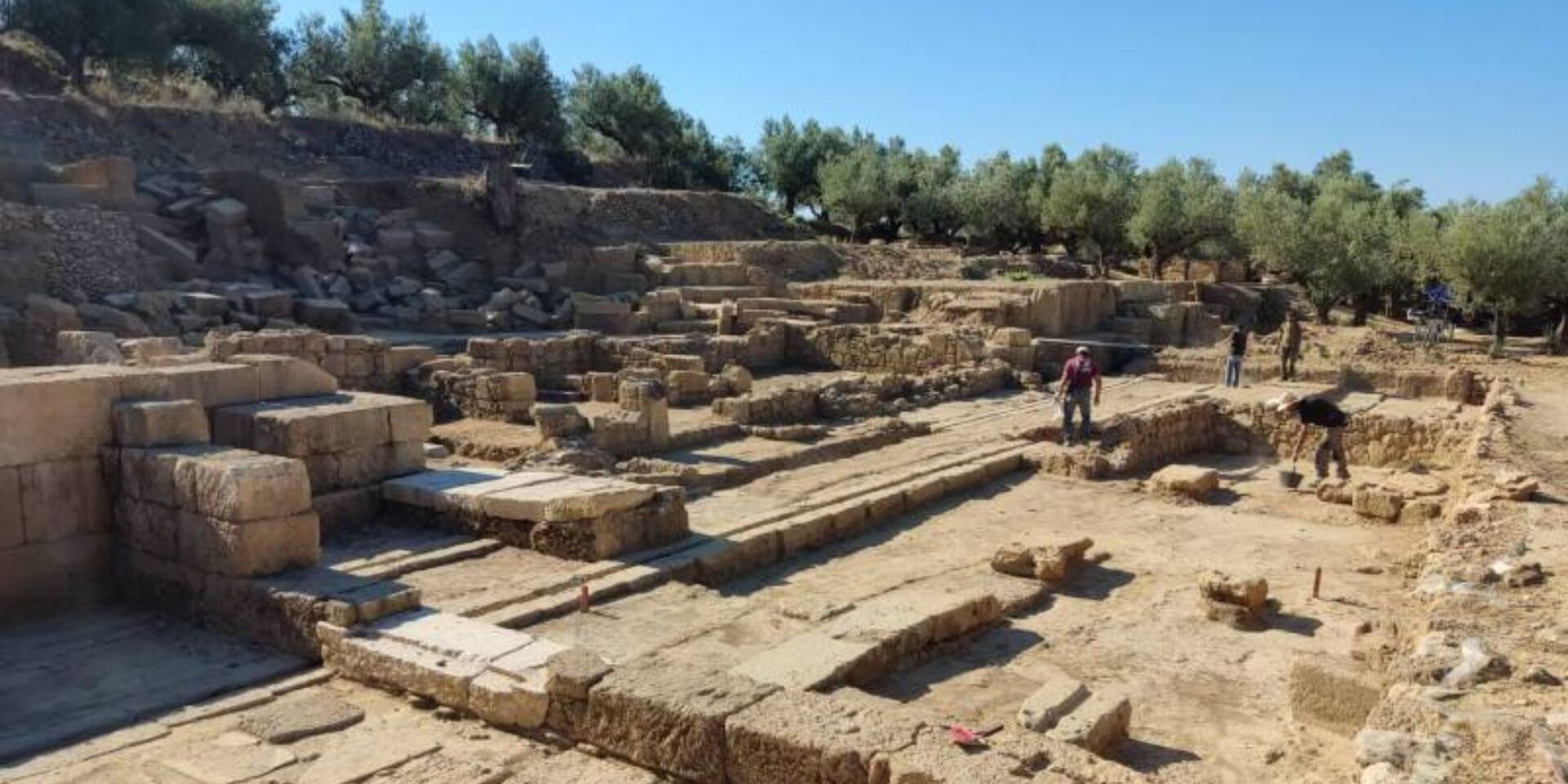 Το θέατρο που βρέθηκε στην Καλαμάτα