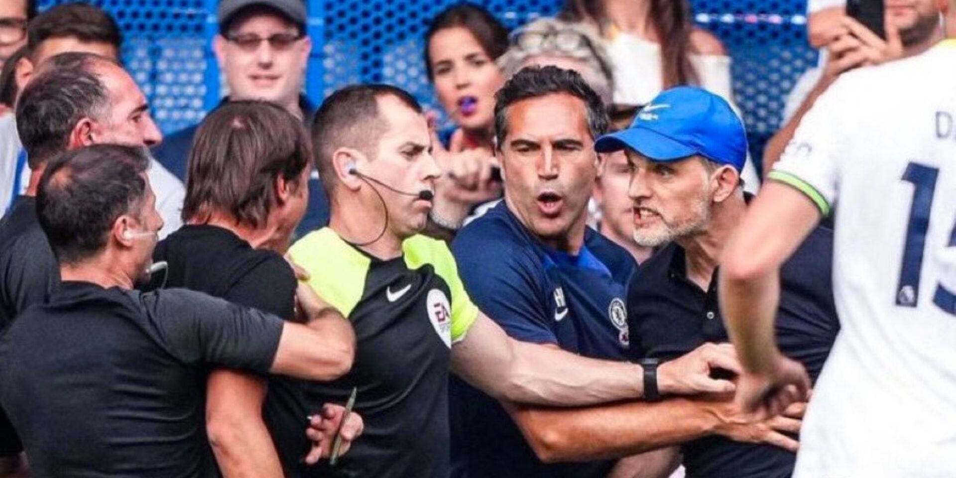 Μία από τις στιγμές έντασης ανάμεσα σε Κόντε και Τούχελ