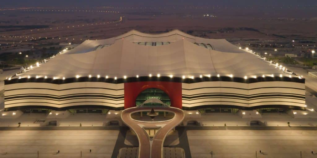Ένα από τα γήπεδα του Μουντιάλ στο Κατάρ