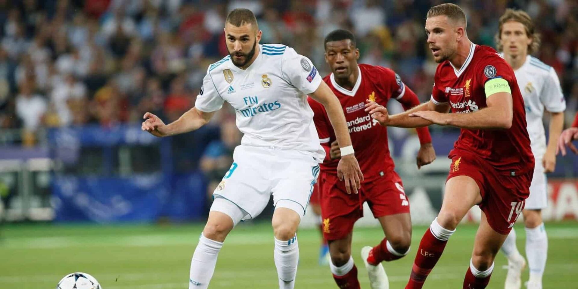 Φάση από το Ρεάλ Μαδρίτης-Λίβερπουλ για το Champions League