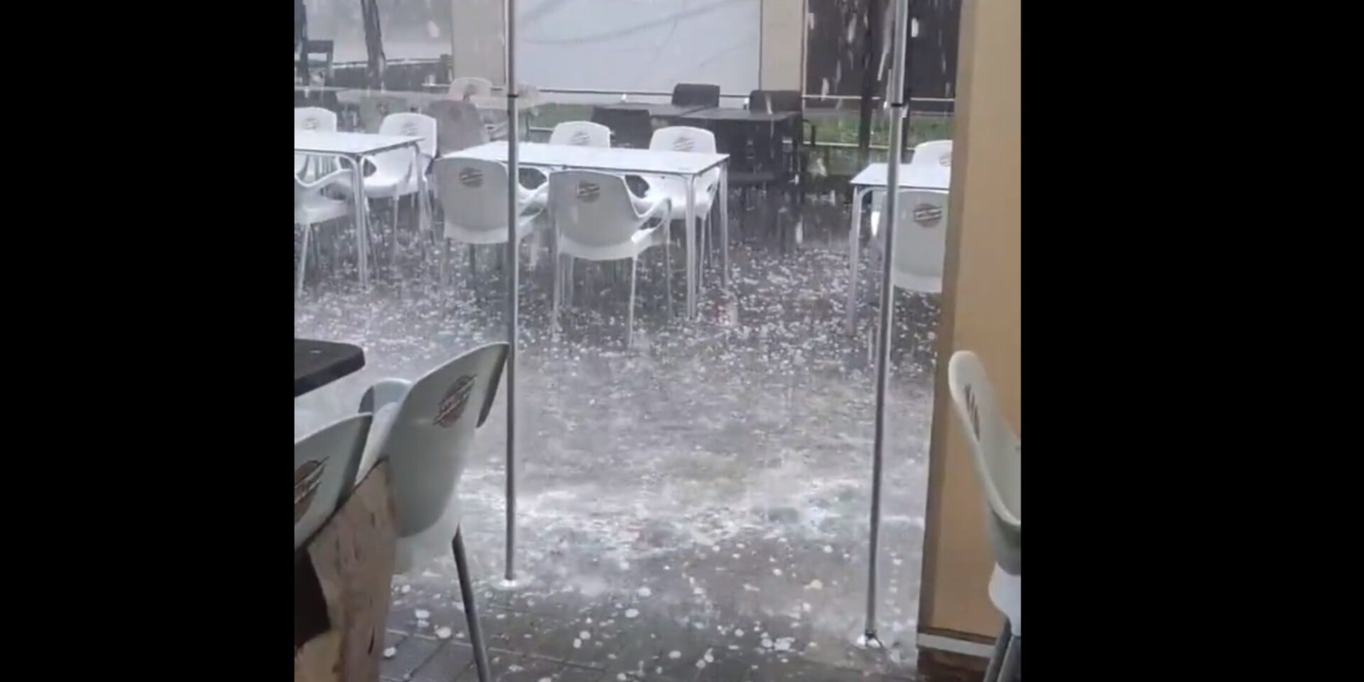 Το χαλάζι στην Ισπανία
