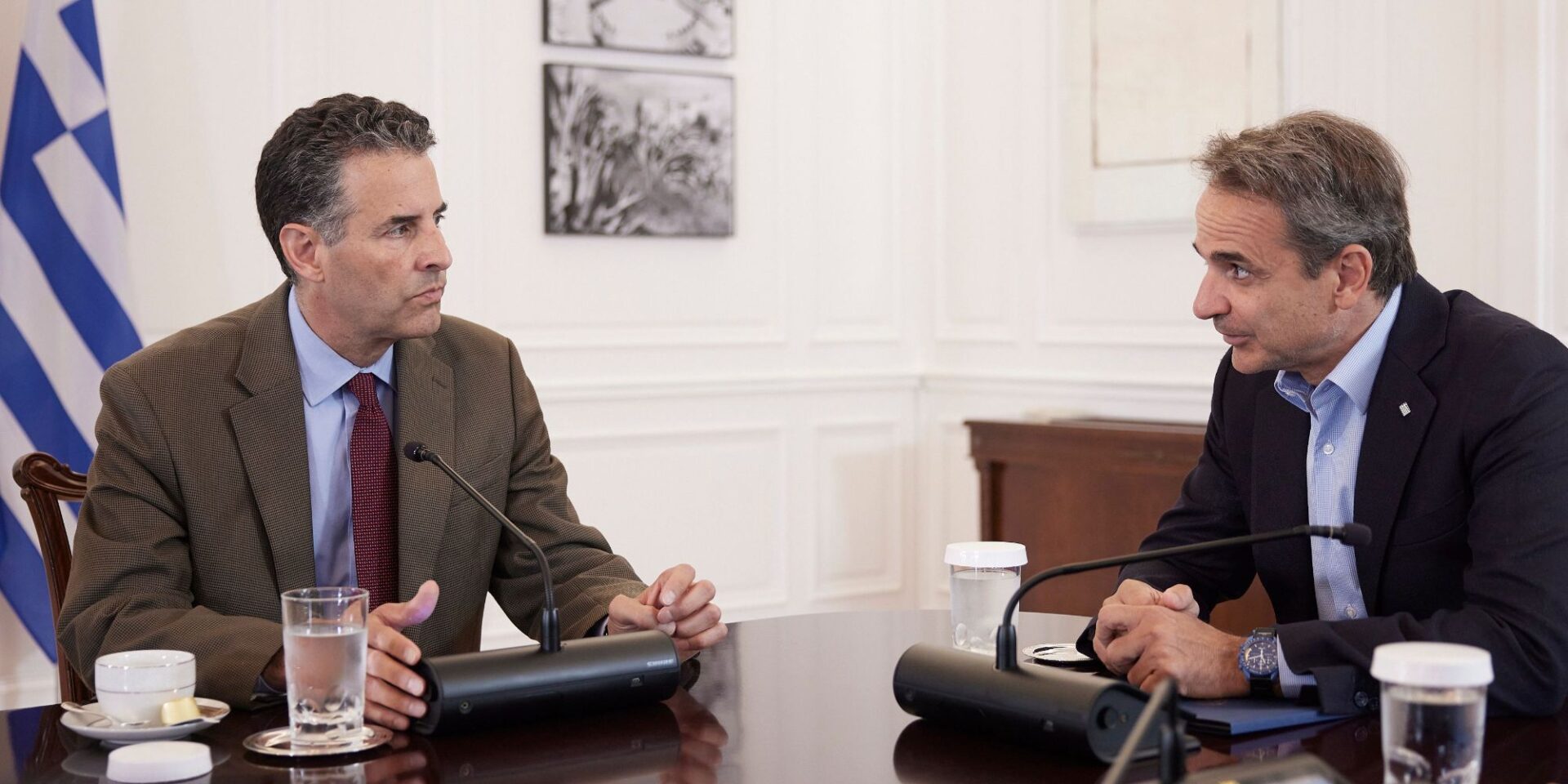 Κυριάκος Μητσοτάκης και John Sarbanes