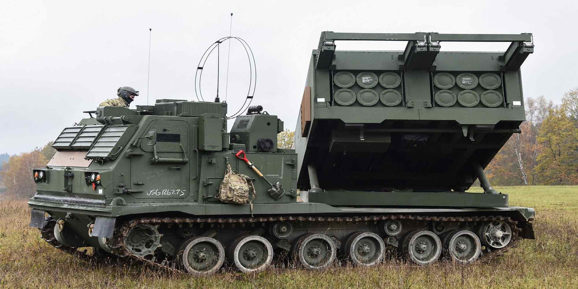 To πυραυλικό σύστημα MLRS MARS II που έστειλε η Γερμανία στο Κίεβο
