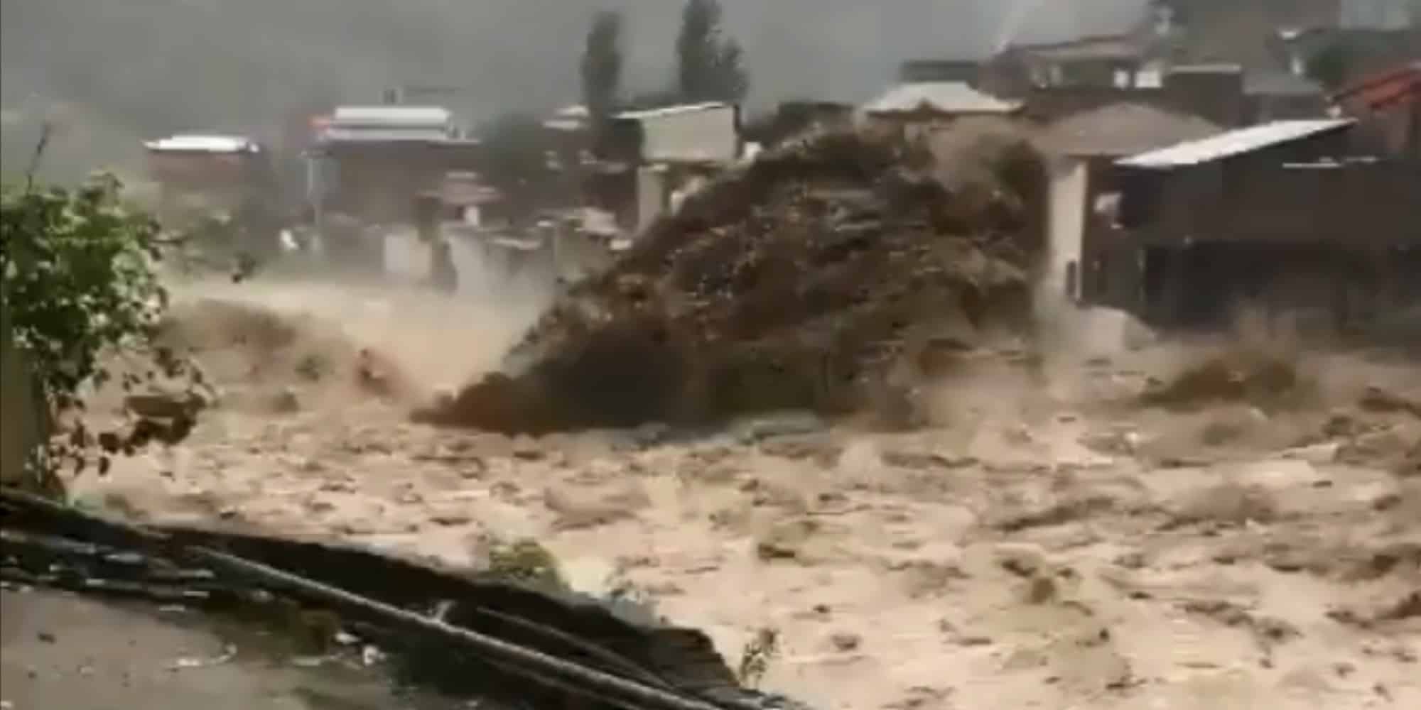 Εικόνα από τις πλημμύρες στο Πακιστάν