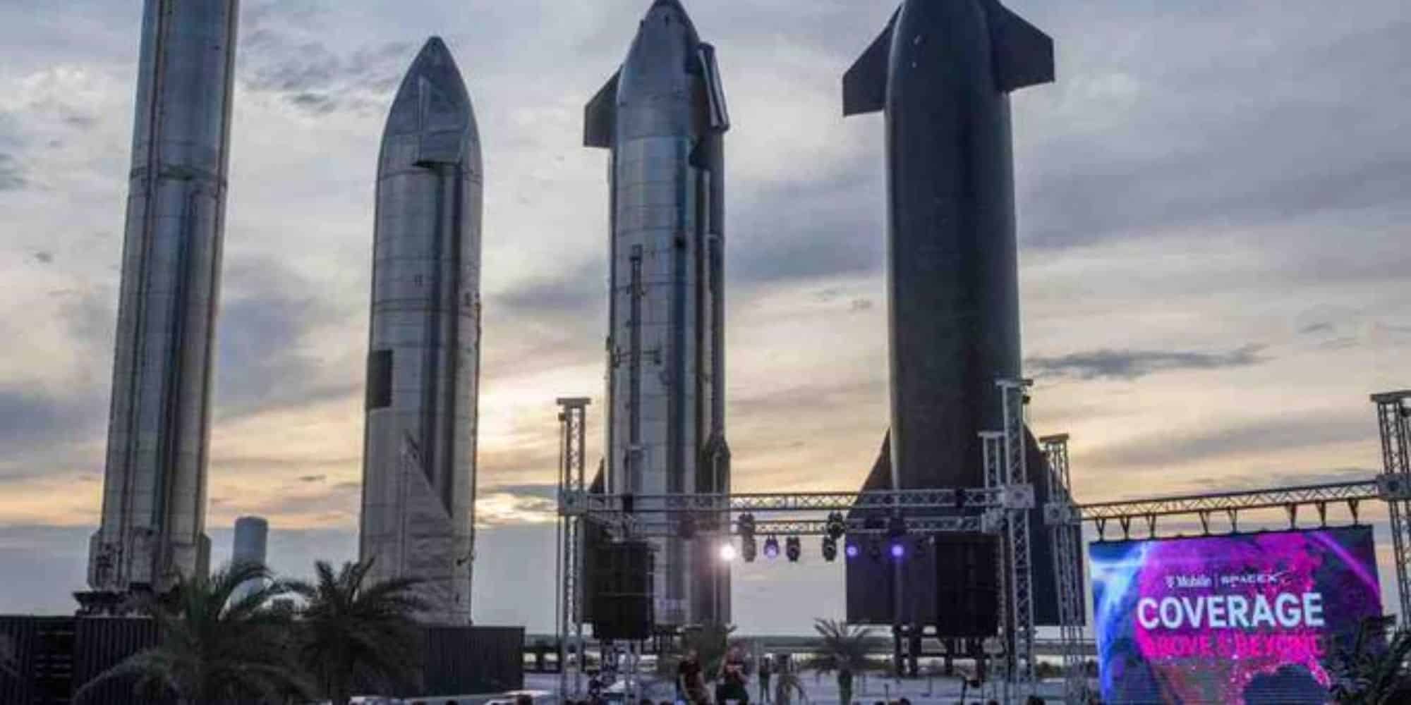 Εικόνα από τη χθεσινή εκδήλωση του SpaceX με την T-Mobile