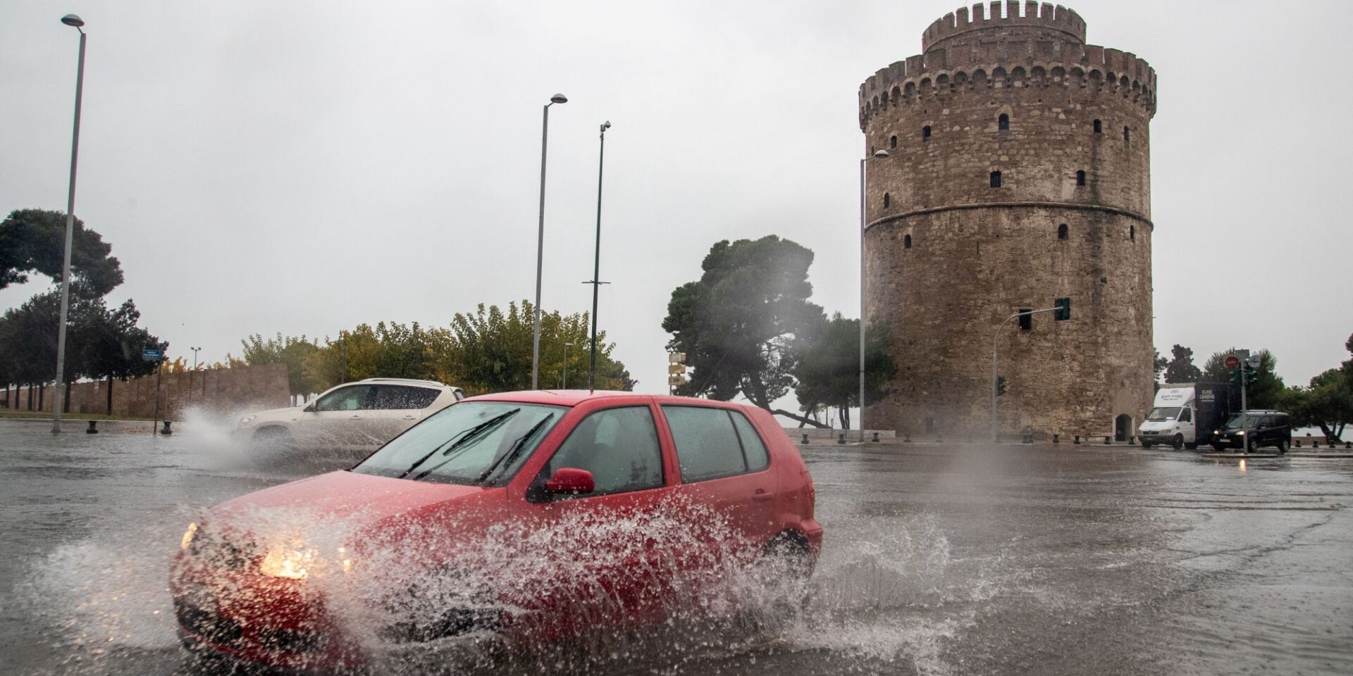 Βροχή στη Θεσσαλονίκη