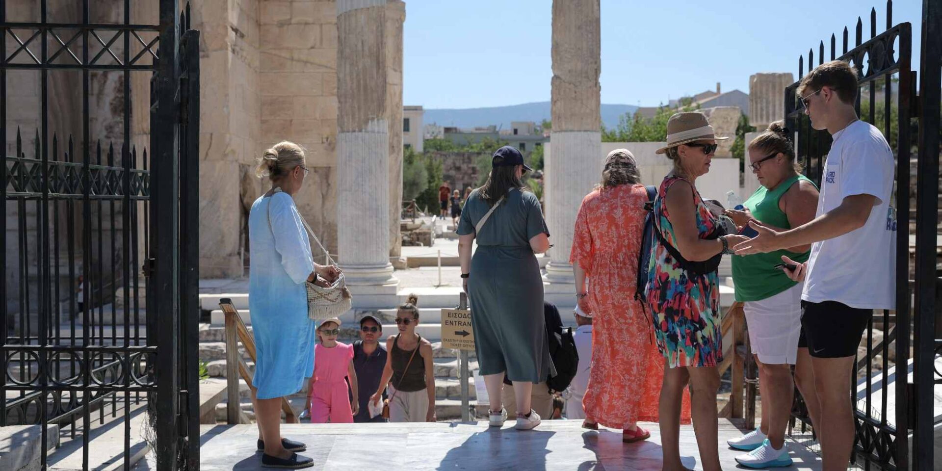 Τουρίστες σε αρχαιολογικούς χώρους
