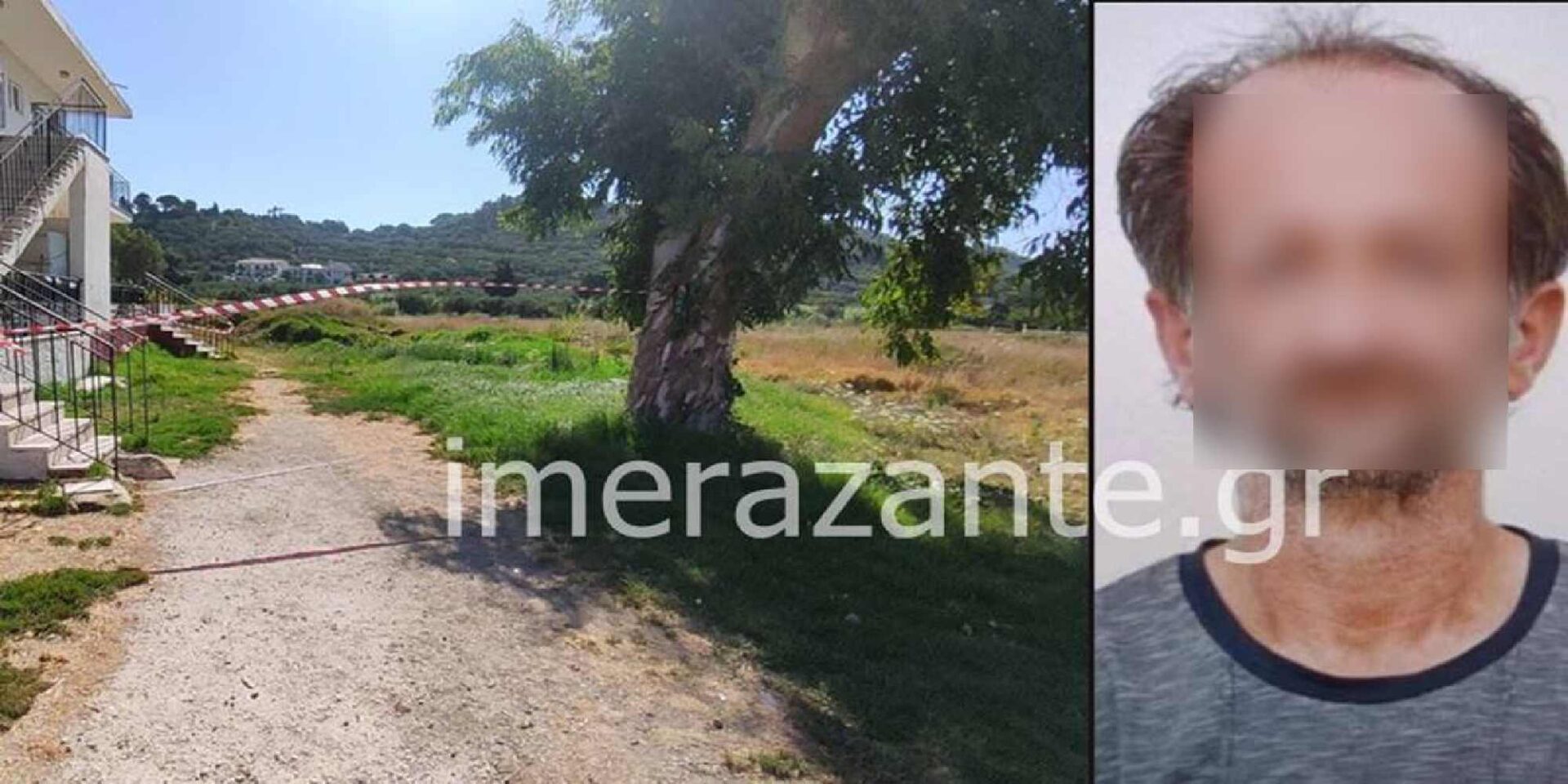 Το σπίτι όπου δολοφονήθηκε η 40χρονη στην Ζάκυνθο και ο σύζυγός της που ομολόγησε ότι την σκότωσε