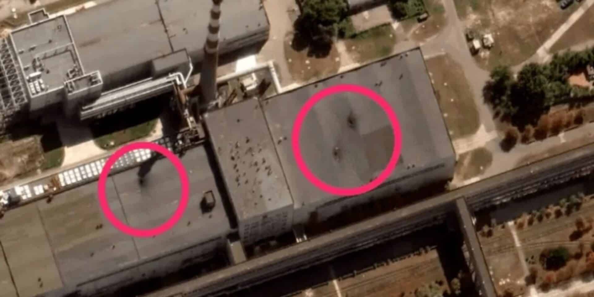Οι τρύπες στο πυρηνικό εργοστάσιο στη Ζαπορίζια