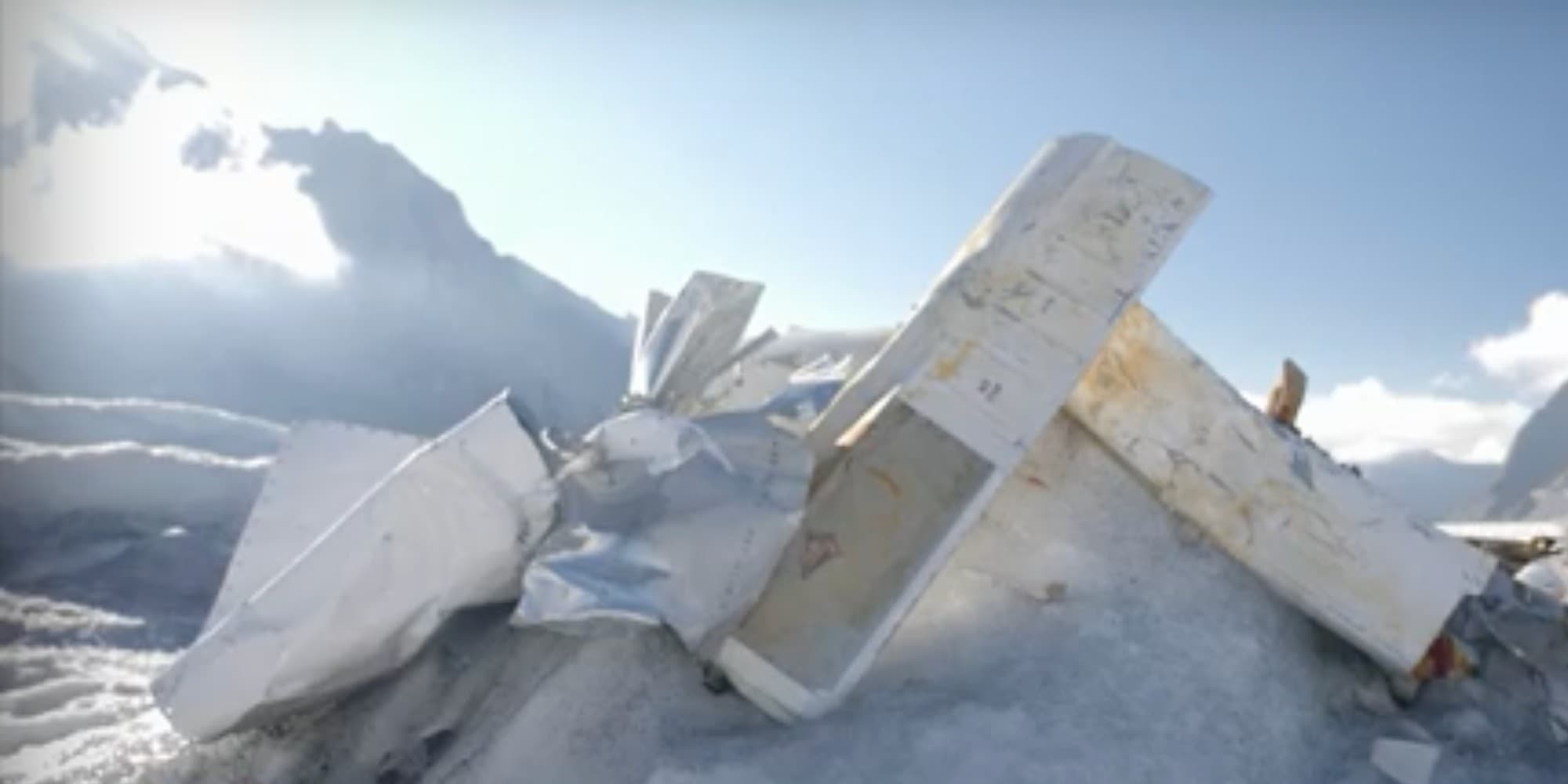 Έλιωσε ο παγετώνας και εμφανίστηκαν συντρίμμια αεροπλάνου που συνετρίβη το 1968 στην Ελβετία