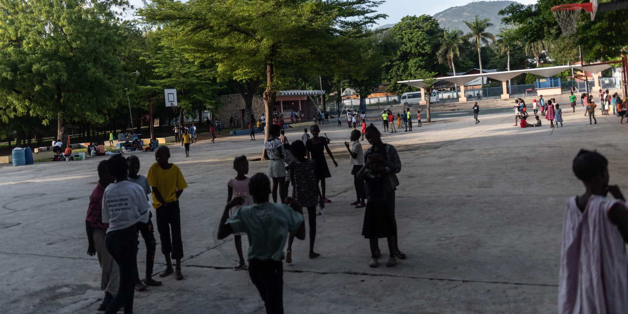 Πολίτες στην Αϊτή