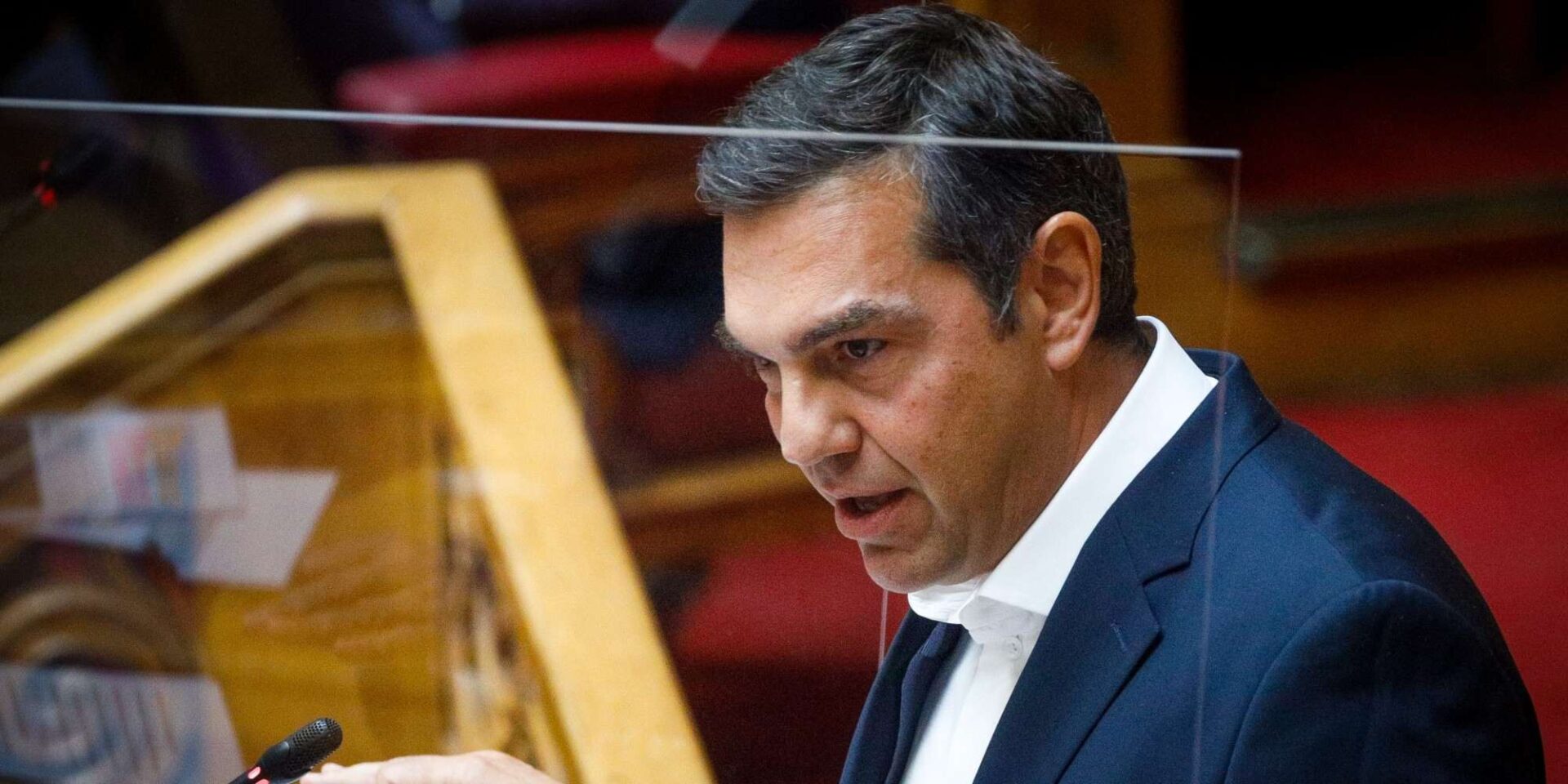 O πρόεδρος του ΣΥΡΙΖΑ Αλέξης Τσίπρας