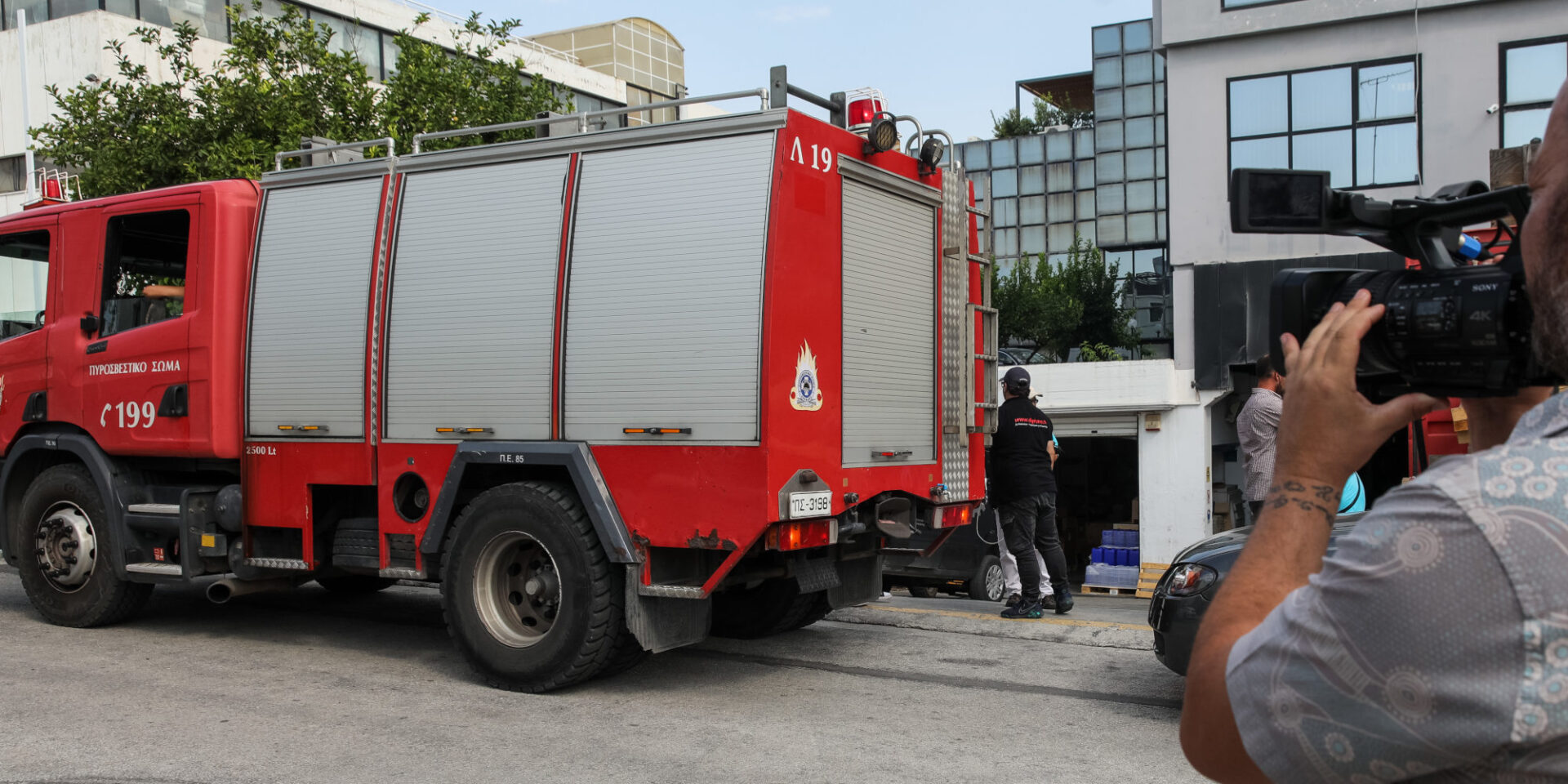 Το συνεργείο στον Άλιμο