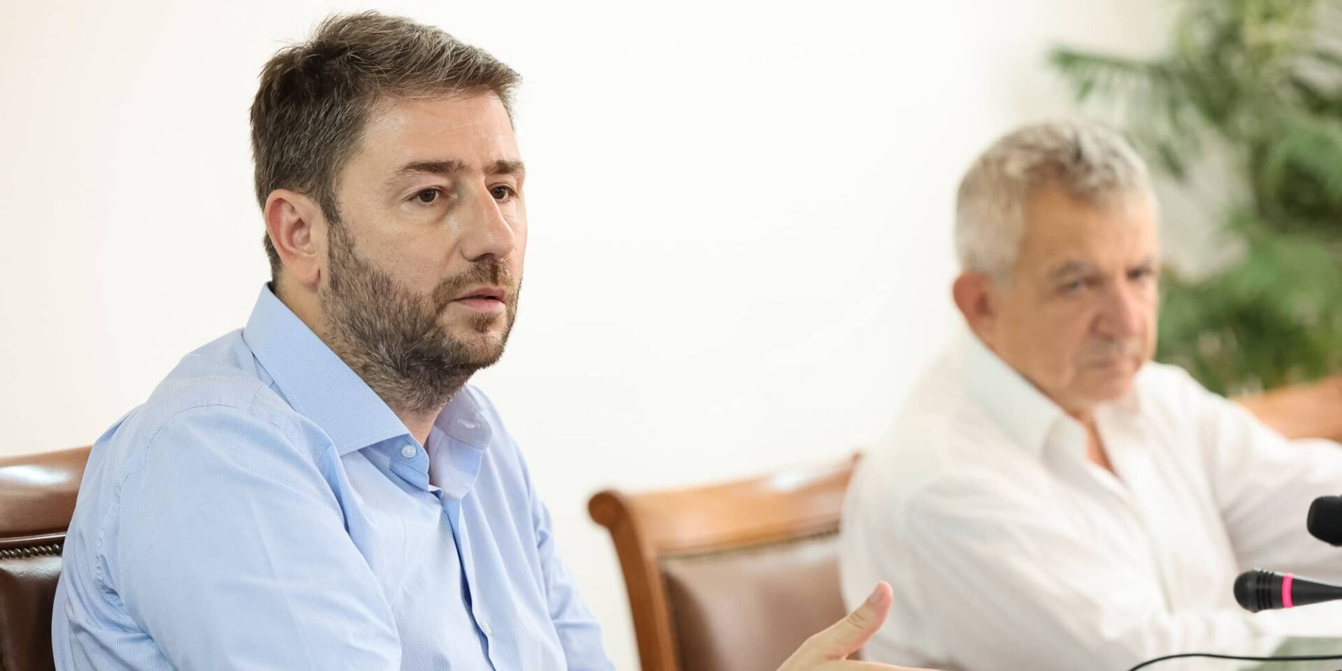 Ο πρόεδρος του ΠΑΣΟΚ, Νίκος Ανδρουλάκης στην Κρήτη