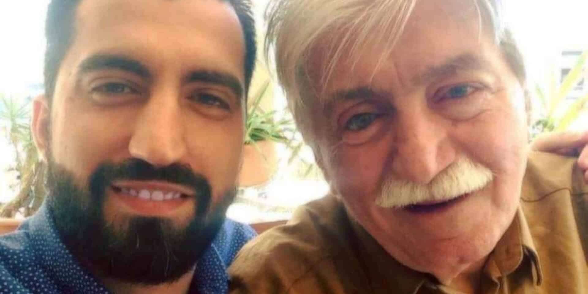 Ο Ανέστης Βλάχος με τον εγγονό του