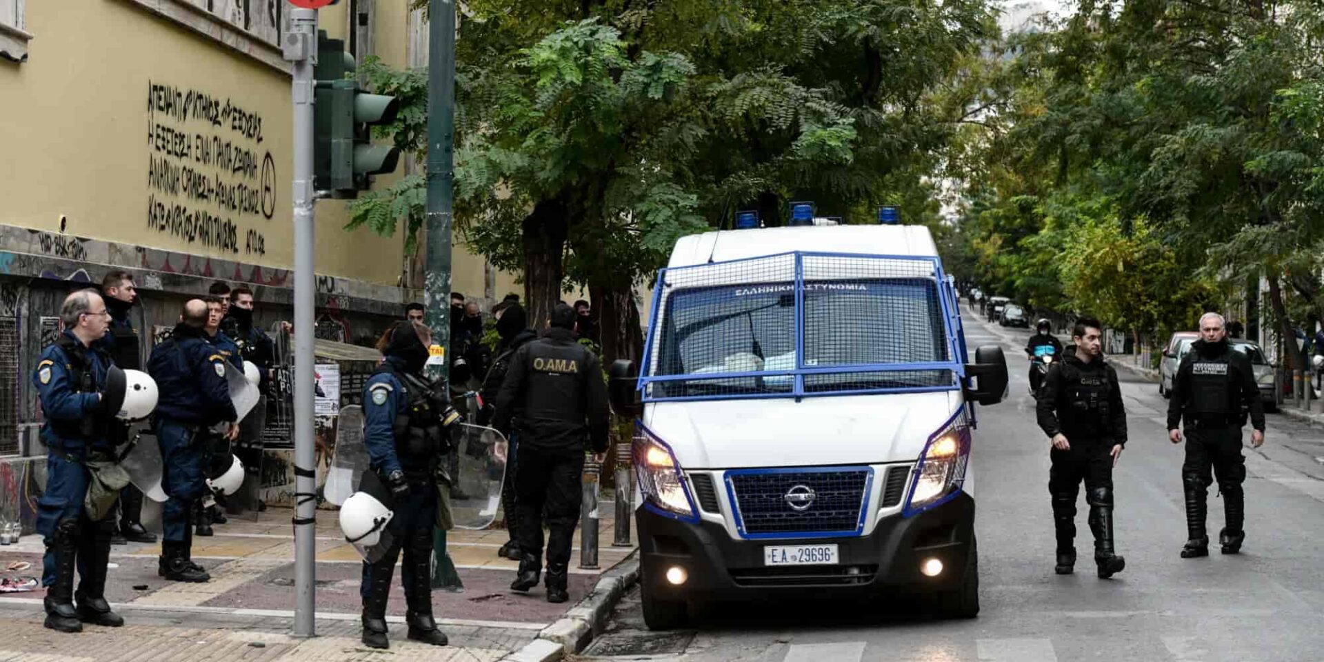 Αστυνομική επιχείρηση στα Εξάρχεια