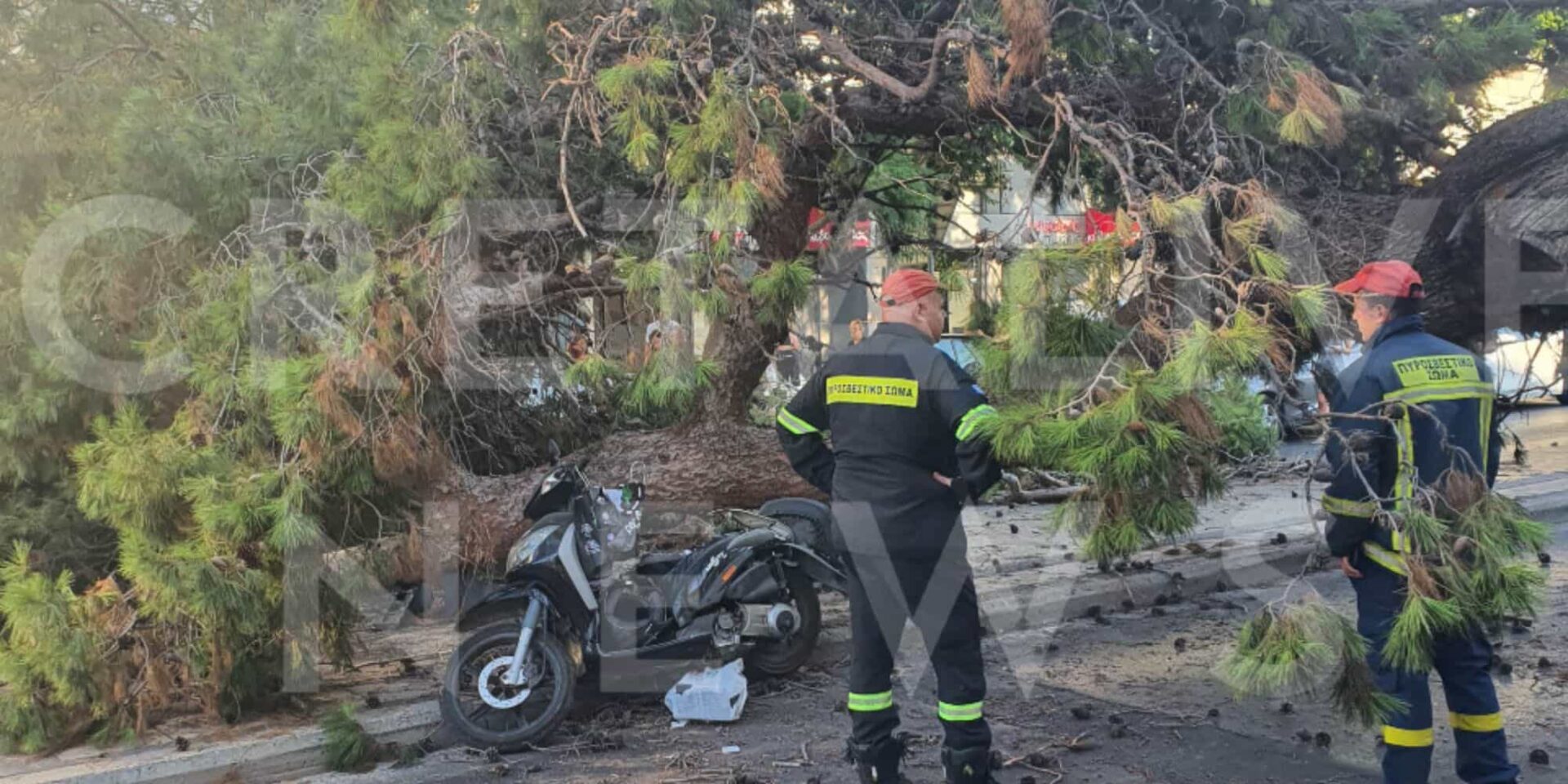 Το σημείο που σκοτώθηκε ο 51χρονος στο Ηράκλειο