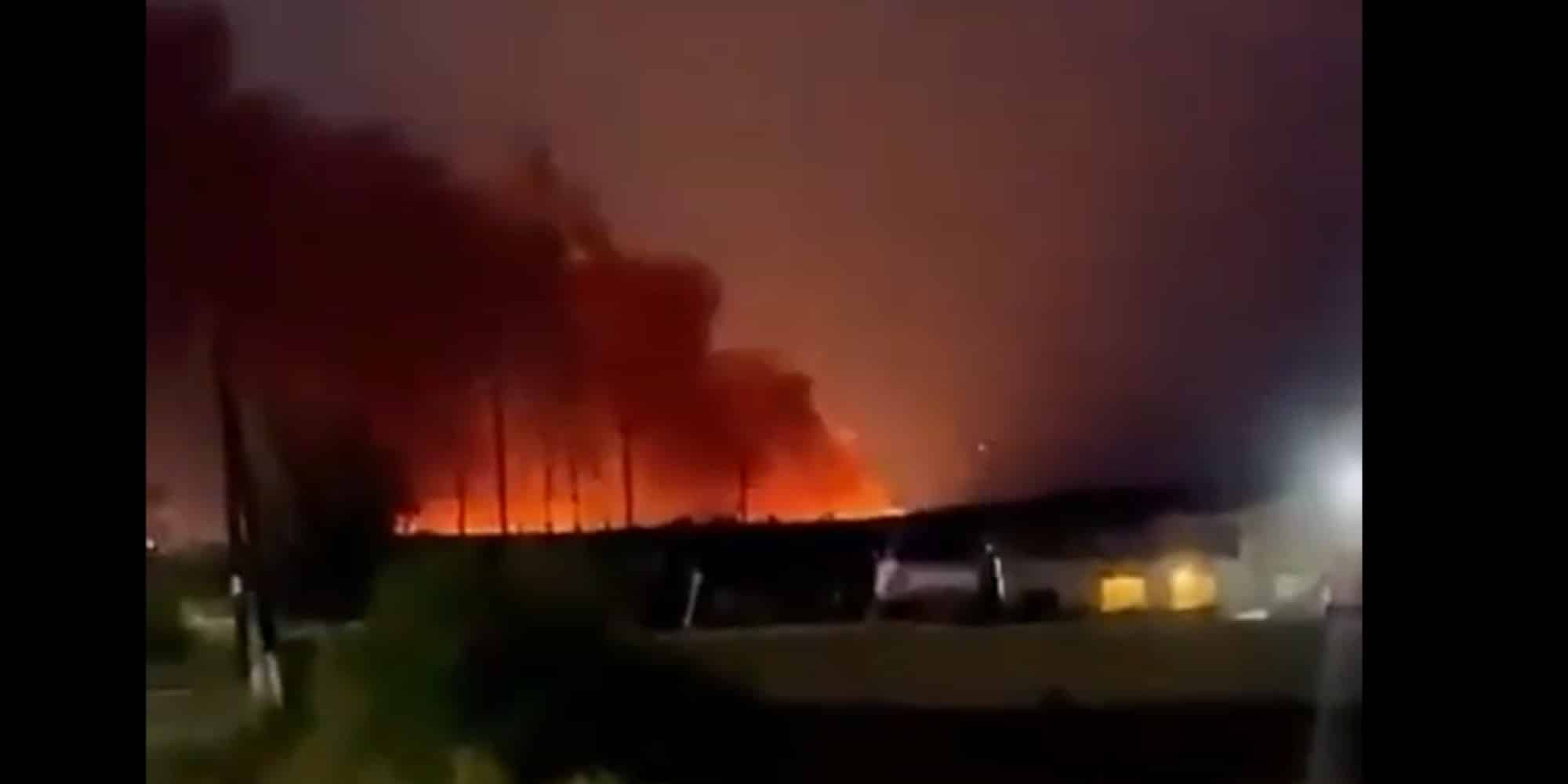 Φωτιά σε αποθήκη πυρομαχικών στην Ρωσία