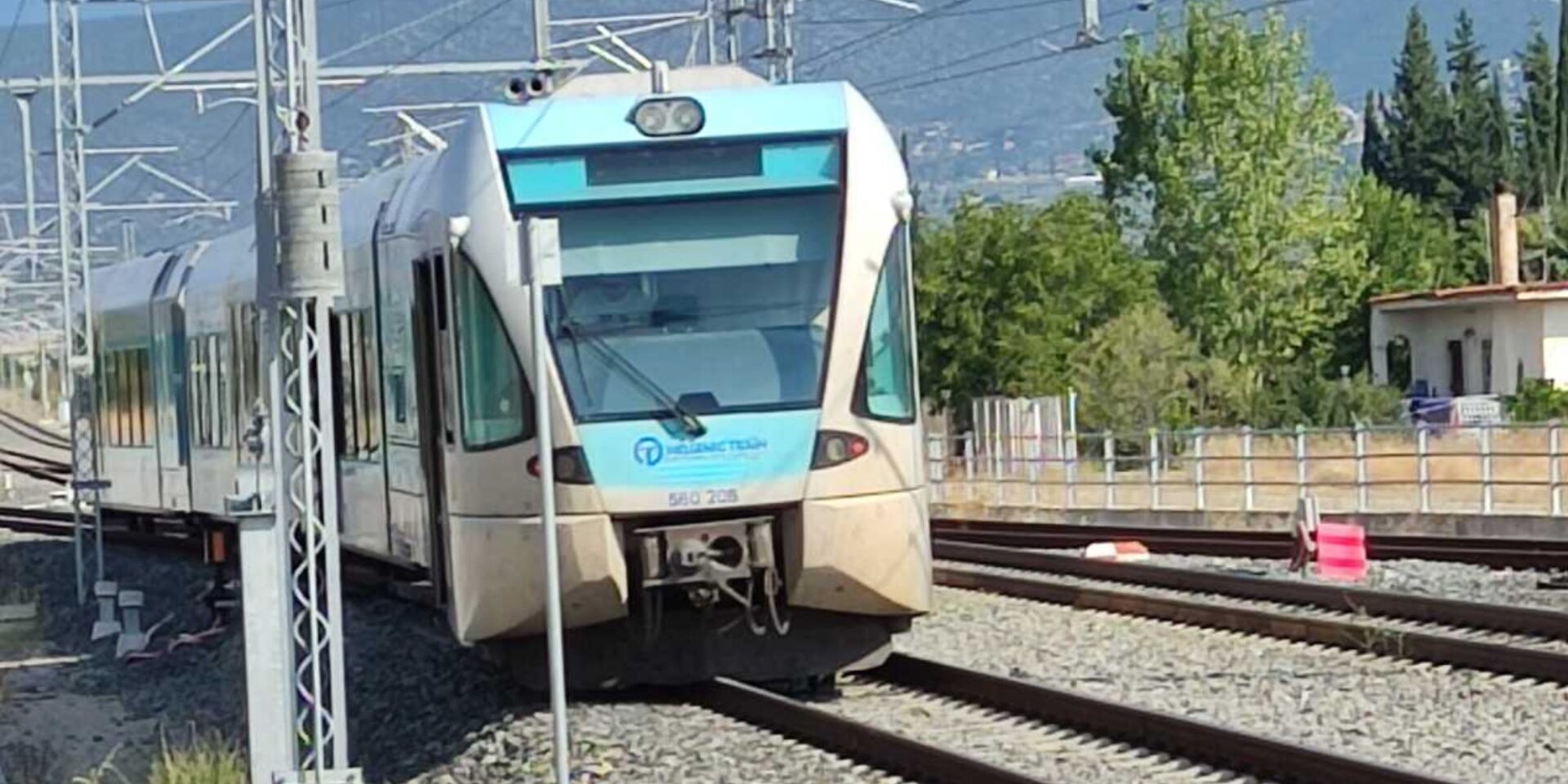Το τρένο που εκτροχιάστηκε
