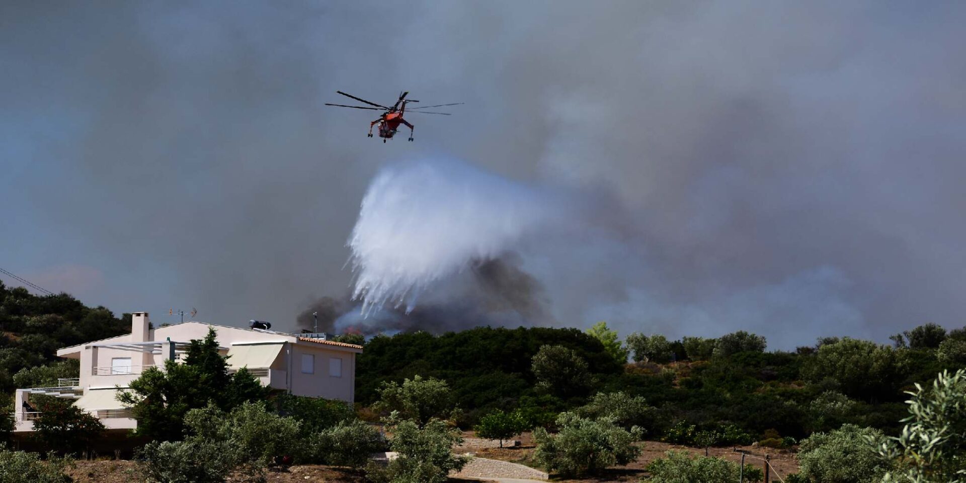 Η φωτιά στα Πυργιώτικα Ναυπλίο