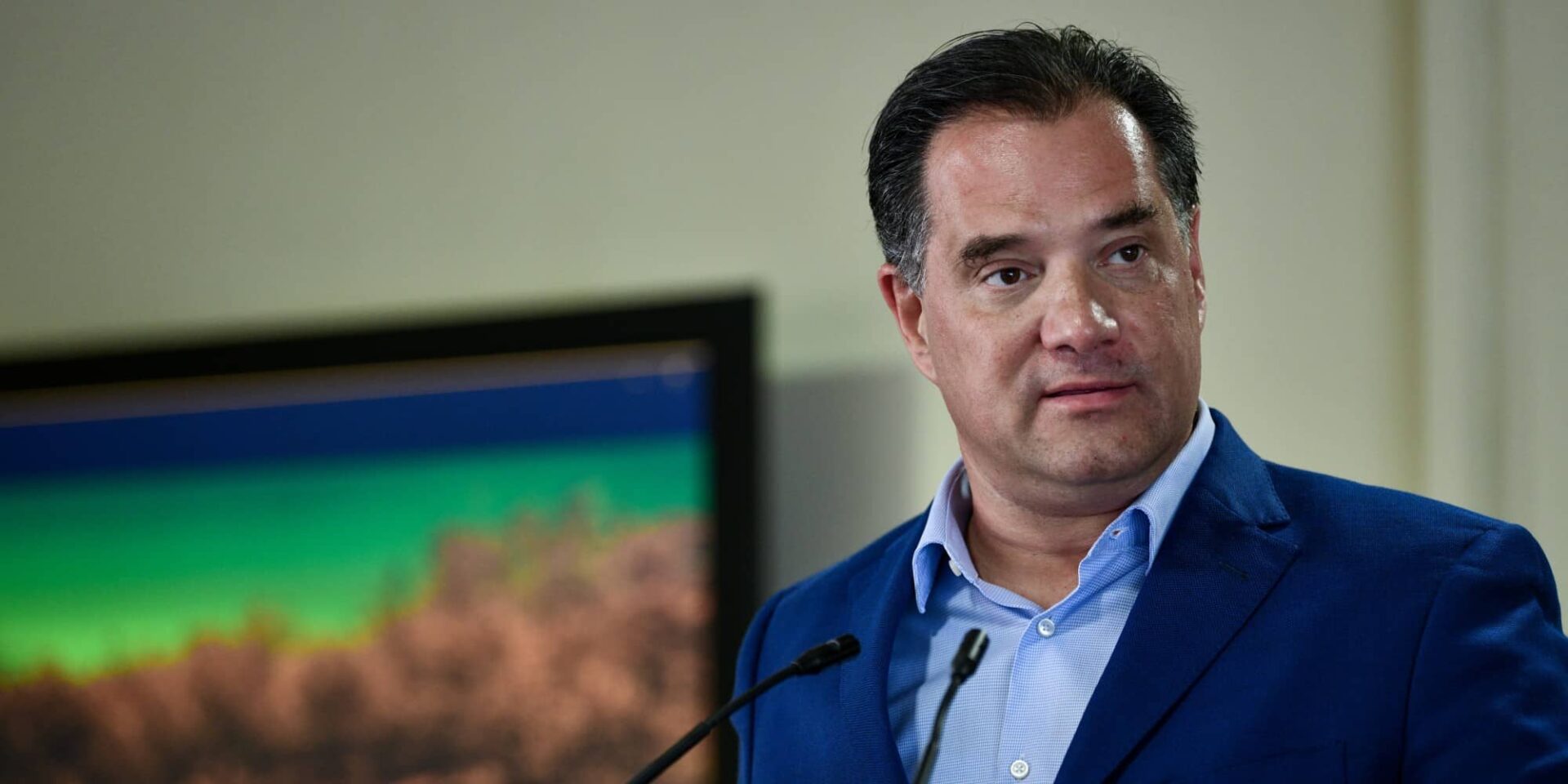 Ο υπουργός Ανάπτυξης και Επενδύσεων,  Άδωνις Γεωργιάδης