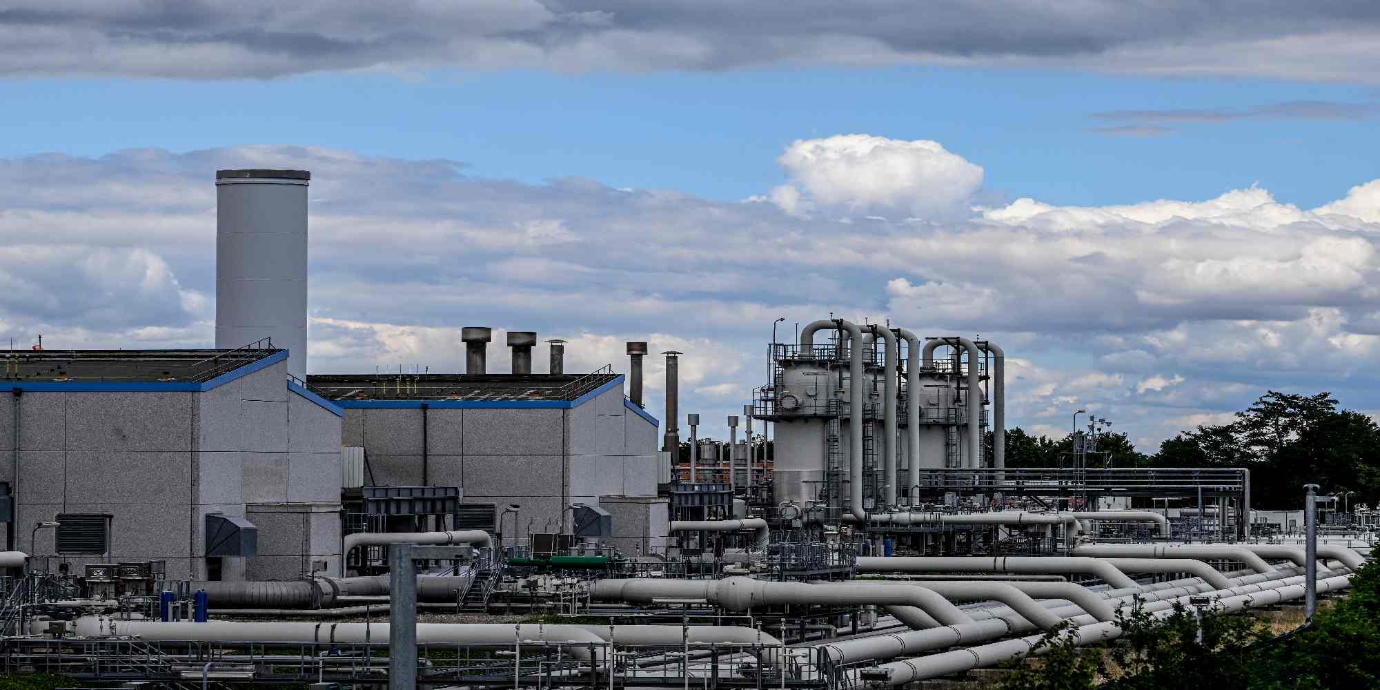 Σταθμός συμπίεσης φυσικού αερίου στην Γερμανία - φυσικό αέριο