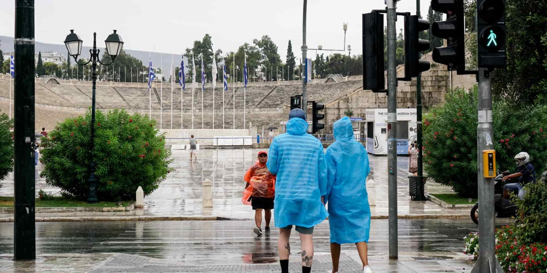 Κακοκαιρία στο κέντρο της Αθήνας