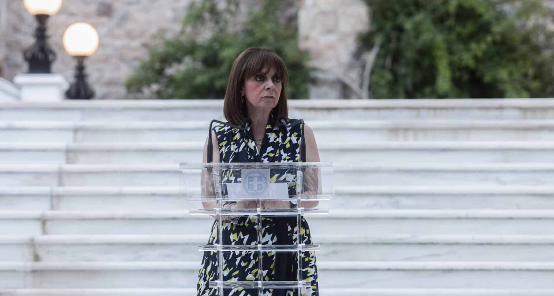 Η Πρόεδρος Της Δημοκρατίας, Κατερίνα Σακελλαροπούλου